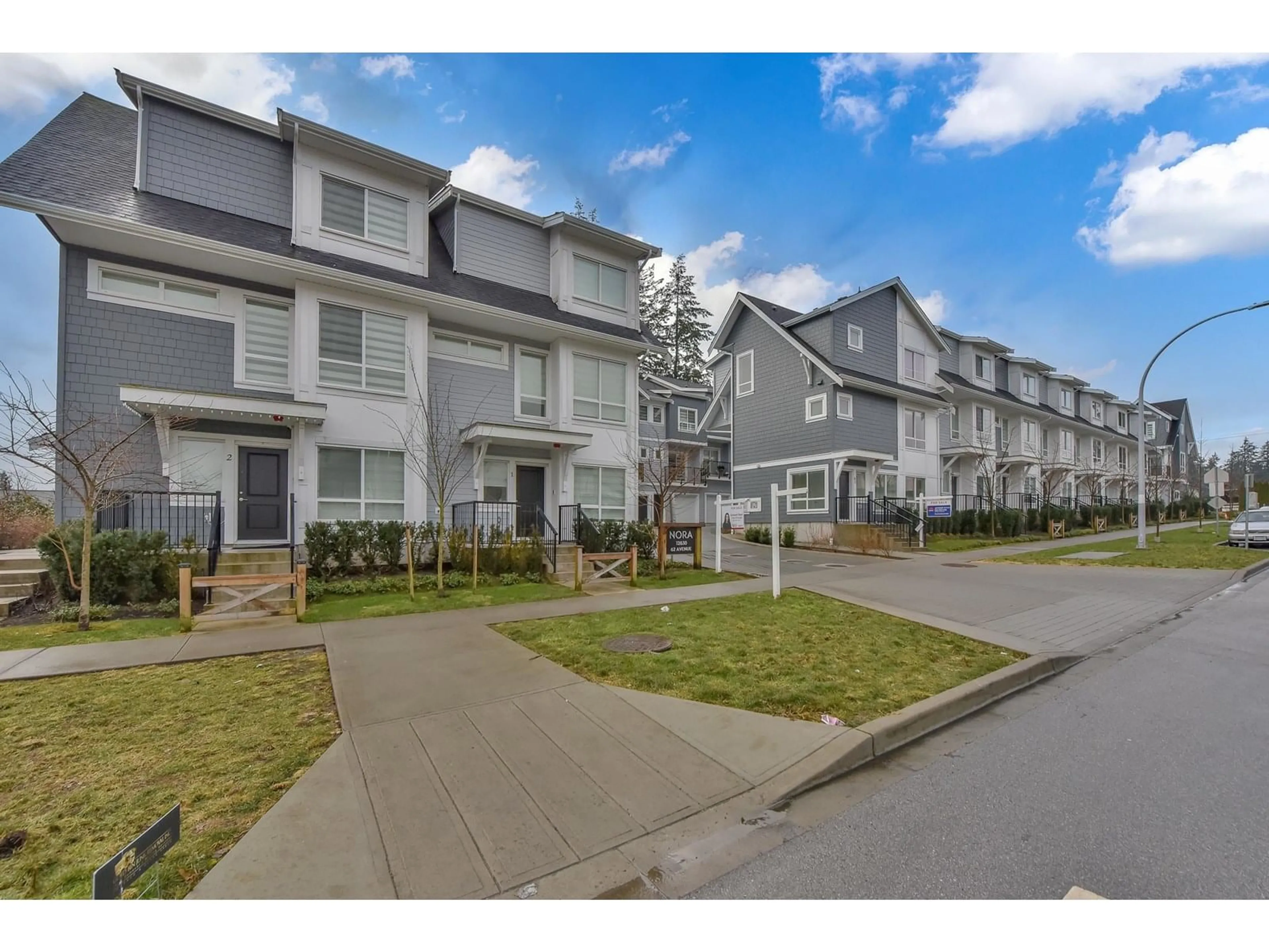 A pic from outside/outdoor area/front of a property/back of a property/a pic from drone, street for 27 - 12830 62, Surrey British Columbia V3X0K8