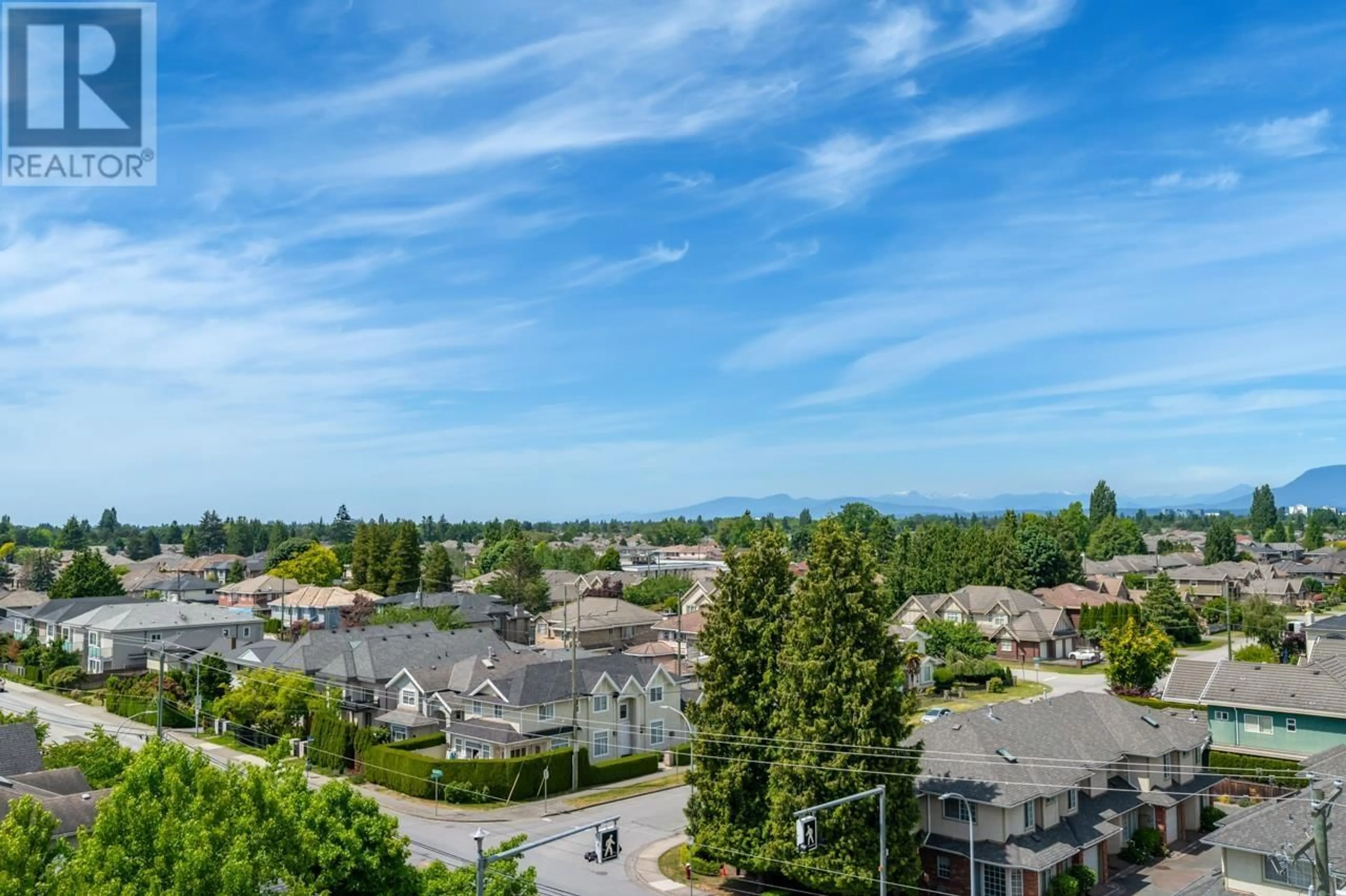 A pic from outside/outdoor area/front of a property/back of a property/a pic from drone, mountain view for 502 - 10020 DUNOON DRIVE, Richmond British Columbia V7A0A7