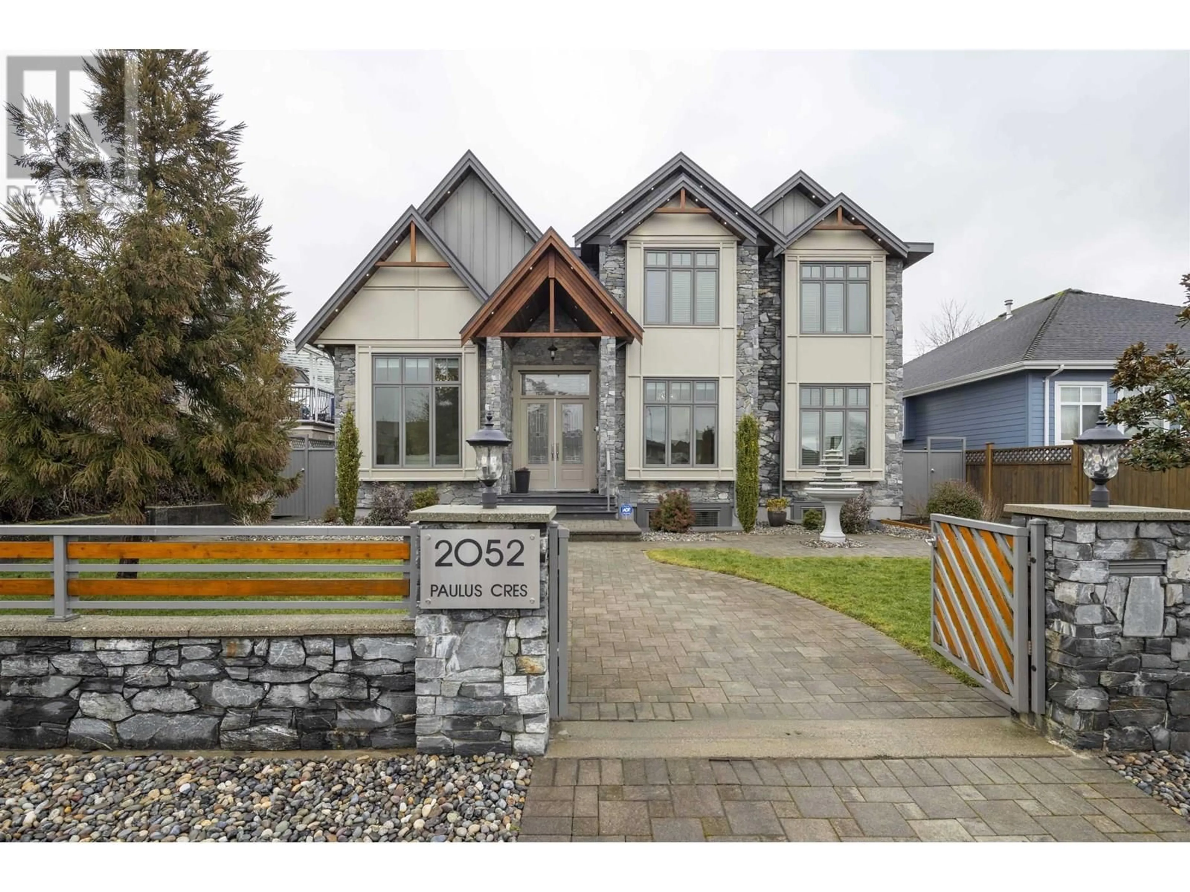 Home with brick exterior material, street for 2052 PAULUS CRESCENT, Burnaby British Columbia V5A2M1