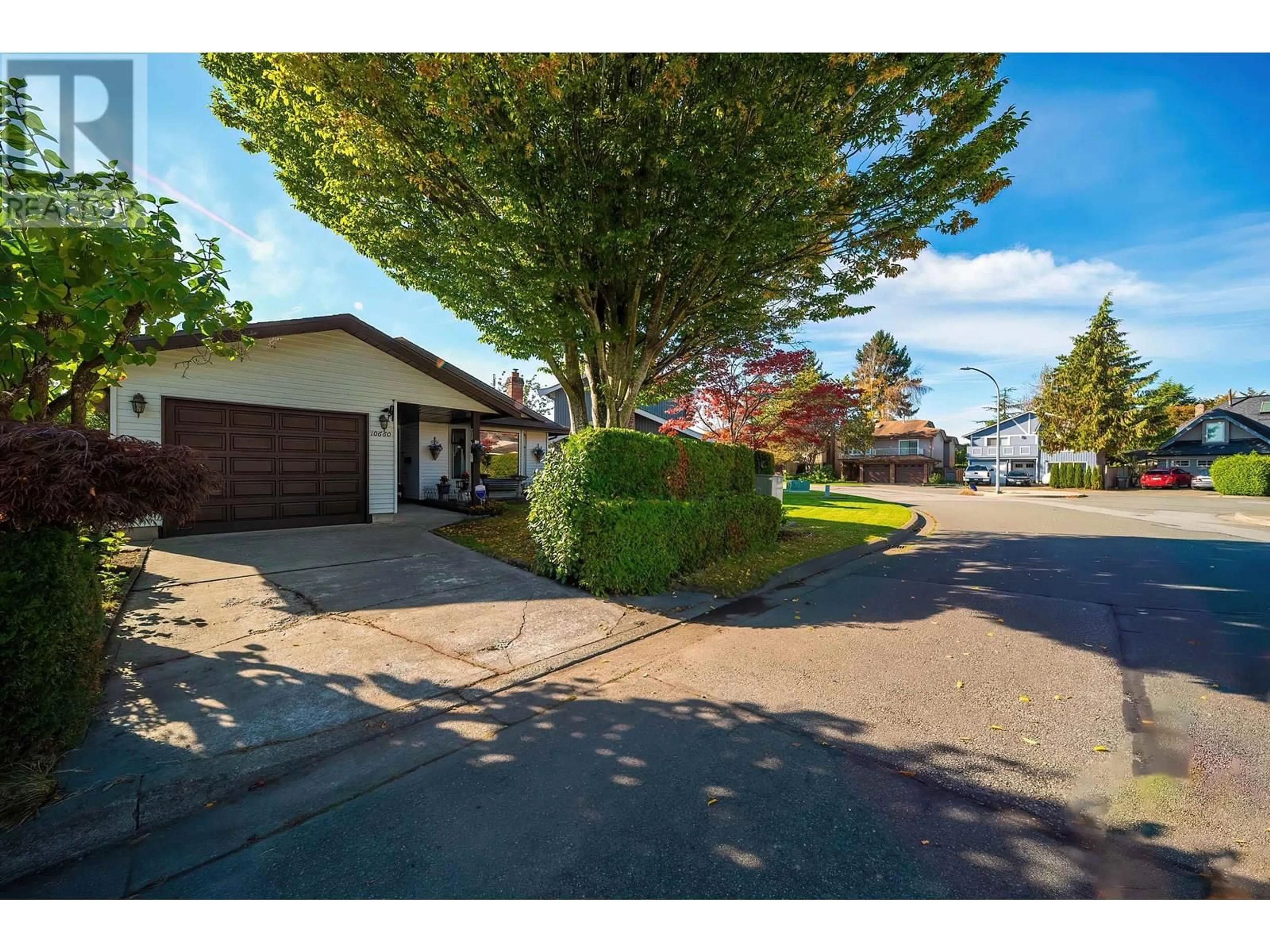 A pic from outside/outdoor area/front of a property/back of a property/a pic from drone, street for 10660 CANSO CRESCENT, Richmond British Columbia V7E5B9