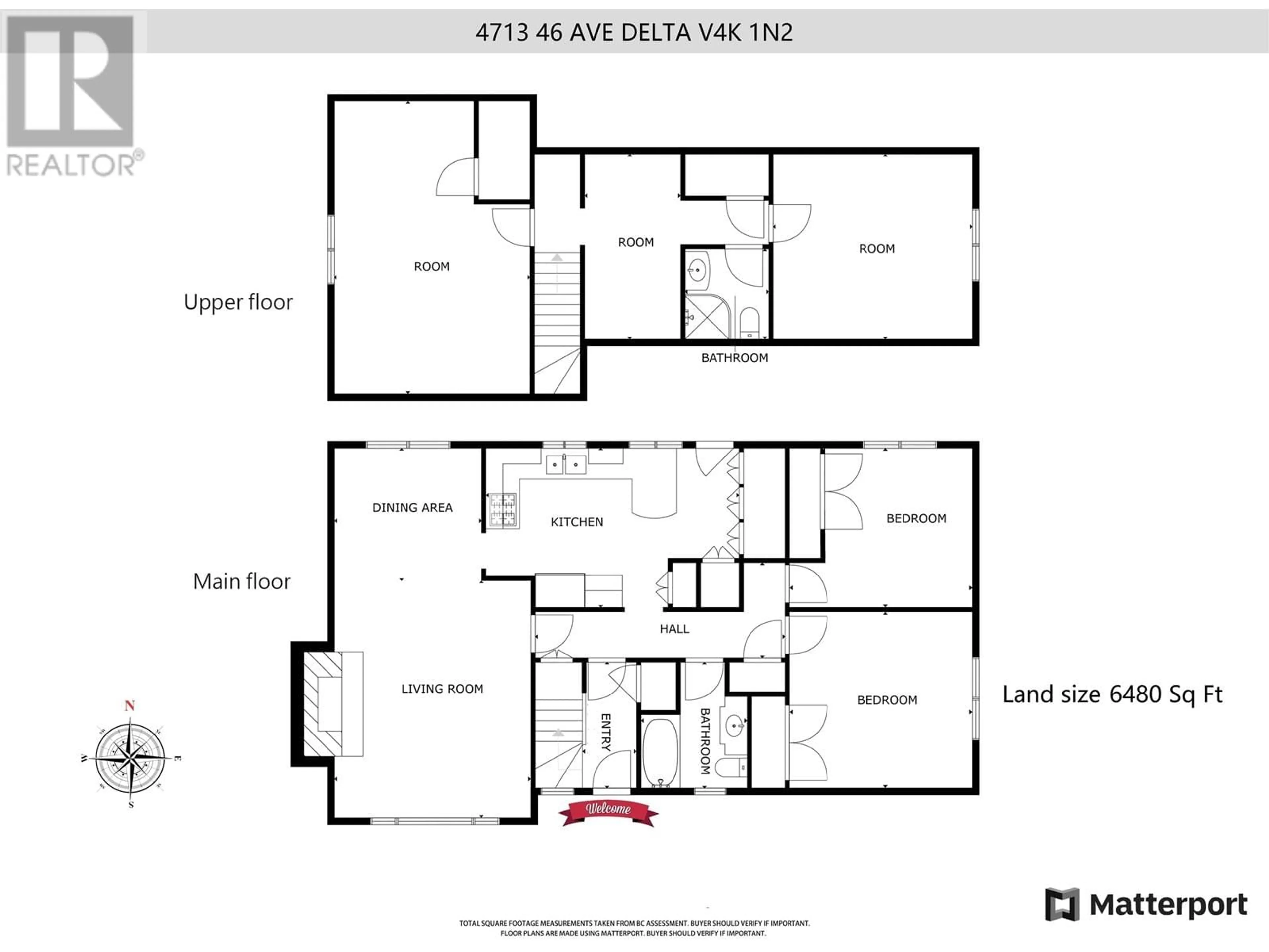 Floor plan for 4713 46 AVENUE, Delta British Columbia V4K1N2