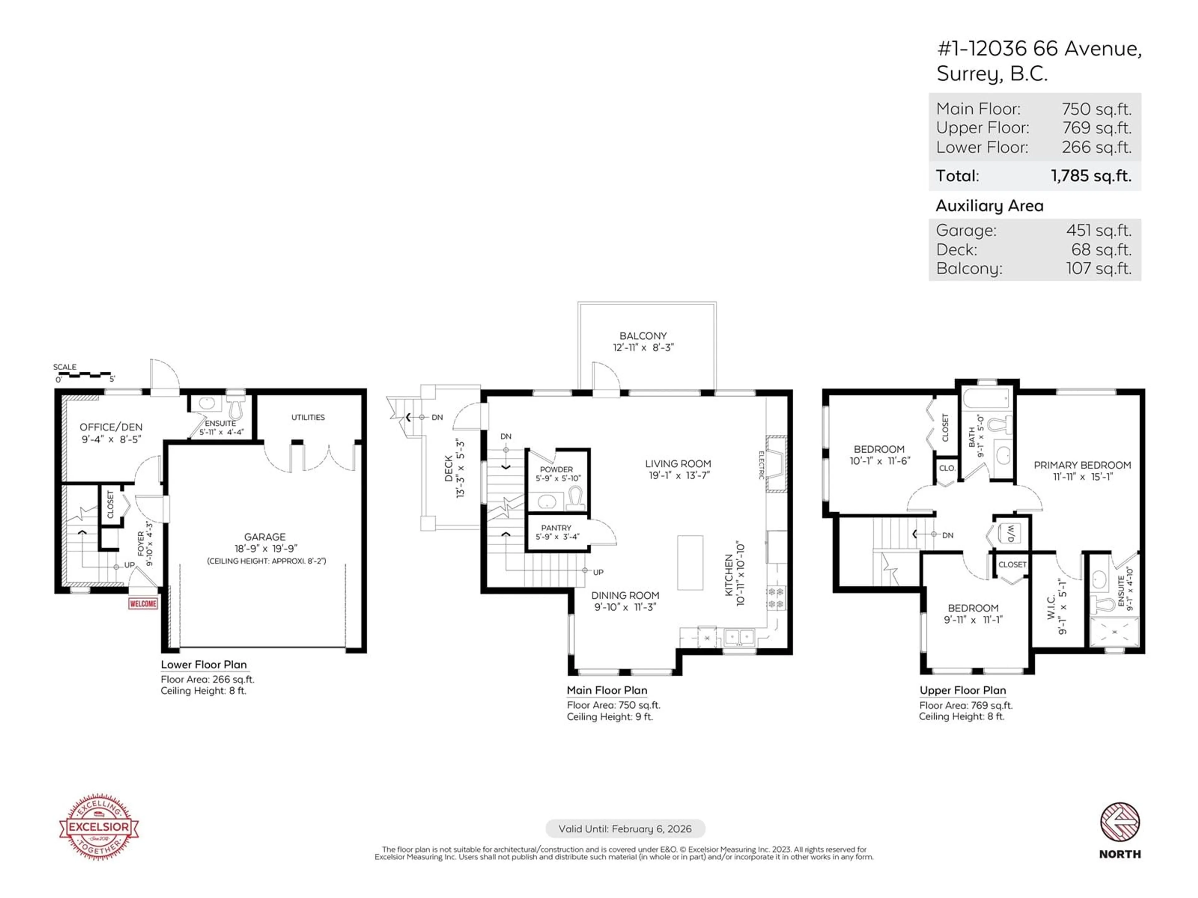 Floor plan for 1 - 12036 66, Surrey British Columbia V3W3M2