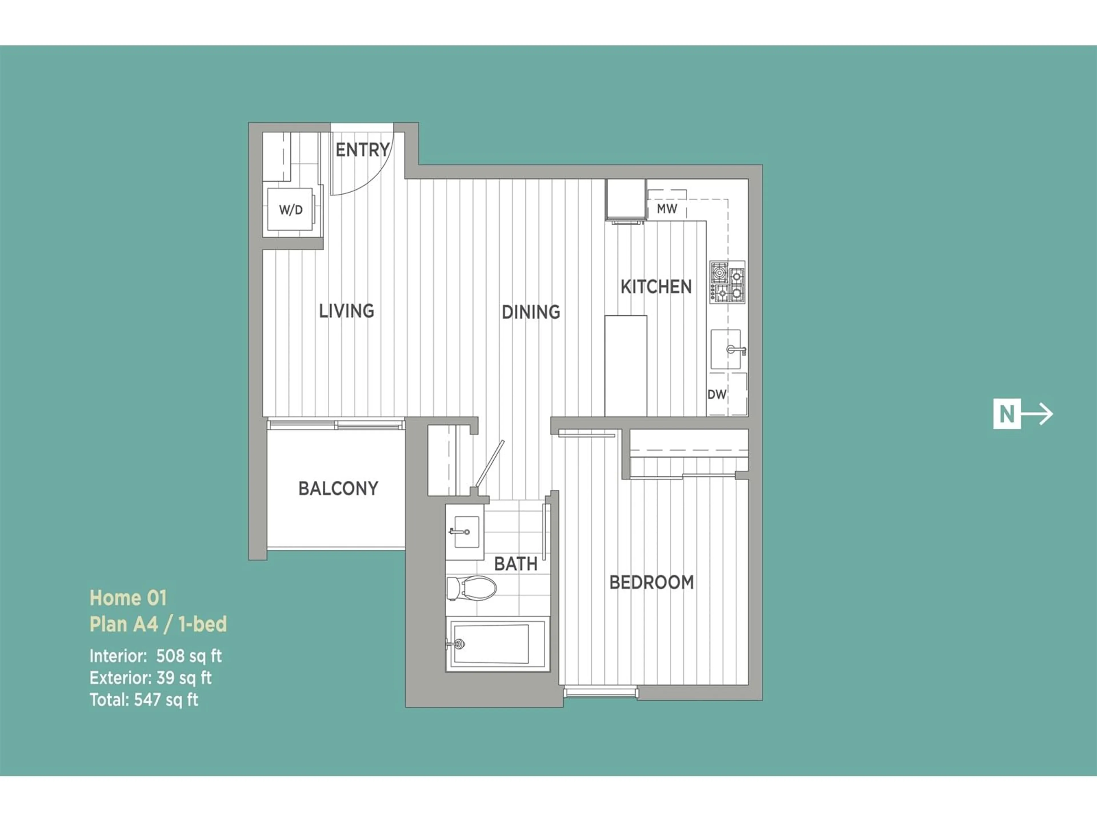 Floor plan for 601 - 10333 133, Surrey British Columbia V3T0V1