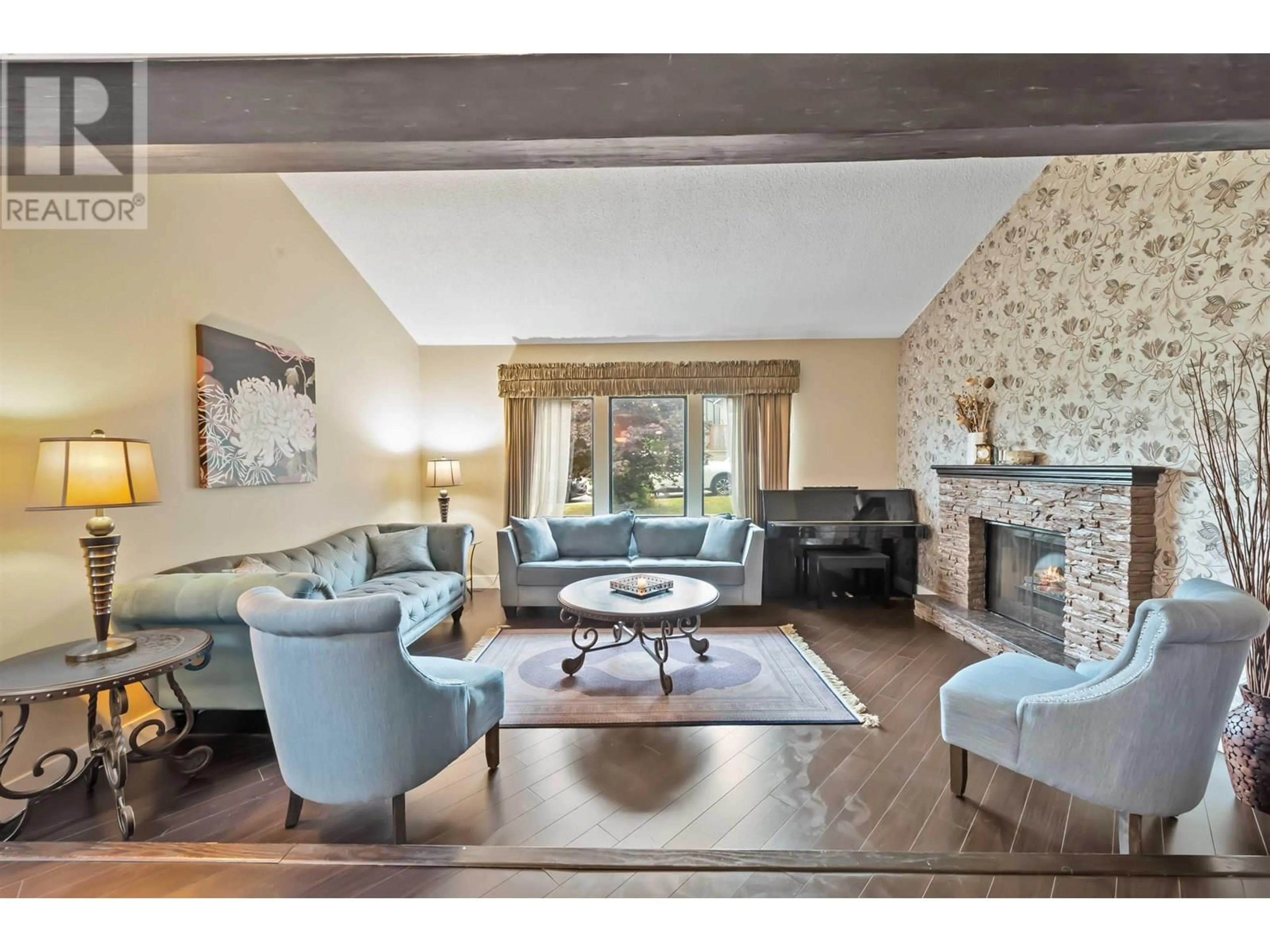 Living room with furniture, wood/laminate floor for 1319 NESTOR STREET, Coquitlam British Columbia V3E1V5