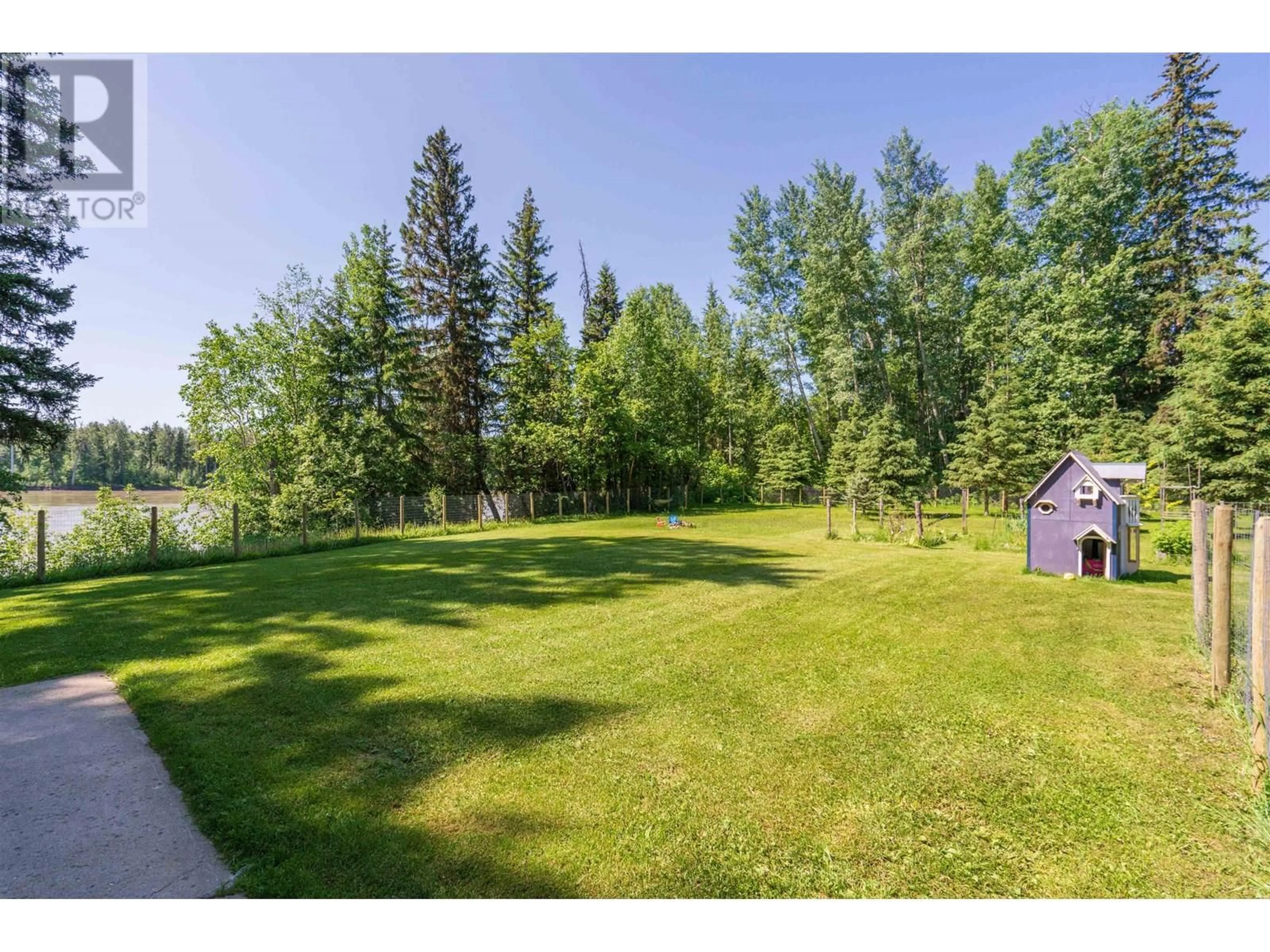 A pic from outside/outdoor area/front of a property/back of a property/a pic from drone, water/lake/river/ocean view for 4294 HANET ROAD, Prince George British Columbia V2K5S1