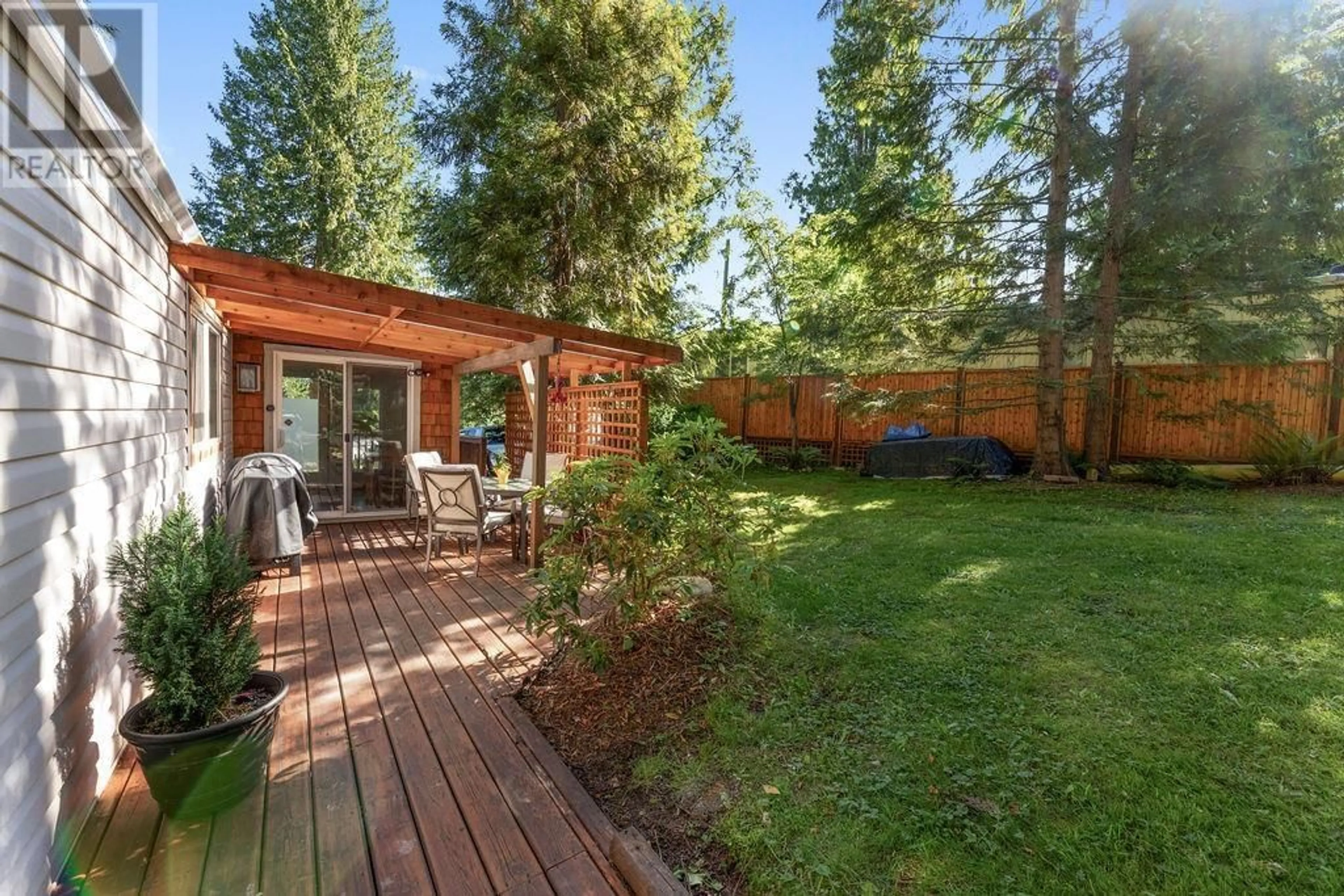 Patio, forest/trees view for 13 - 1416 NORTH ROAD, Gibsons British Columbia V0N1V1
