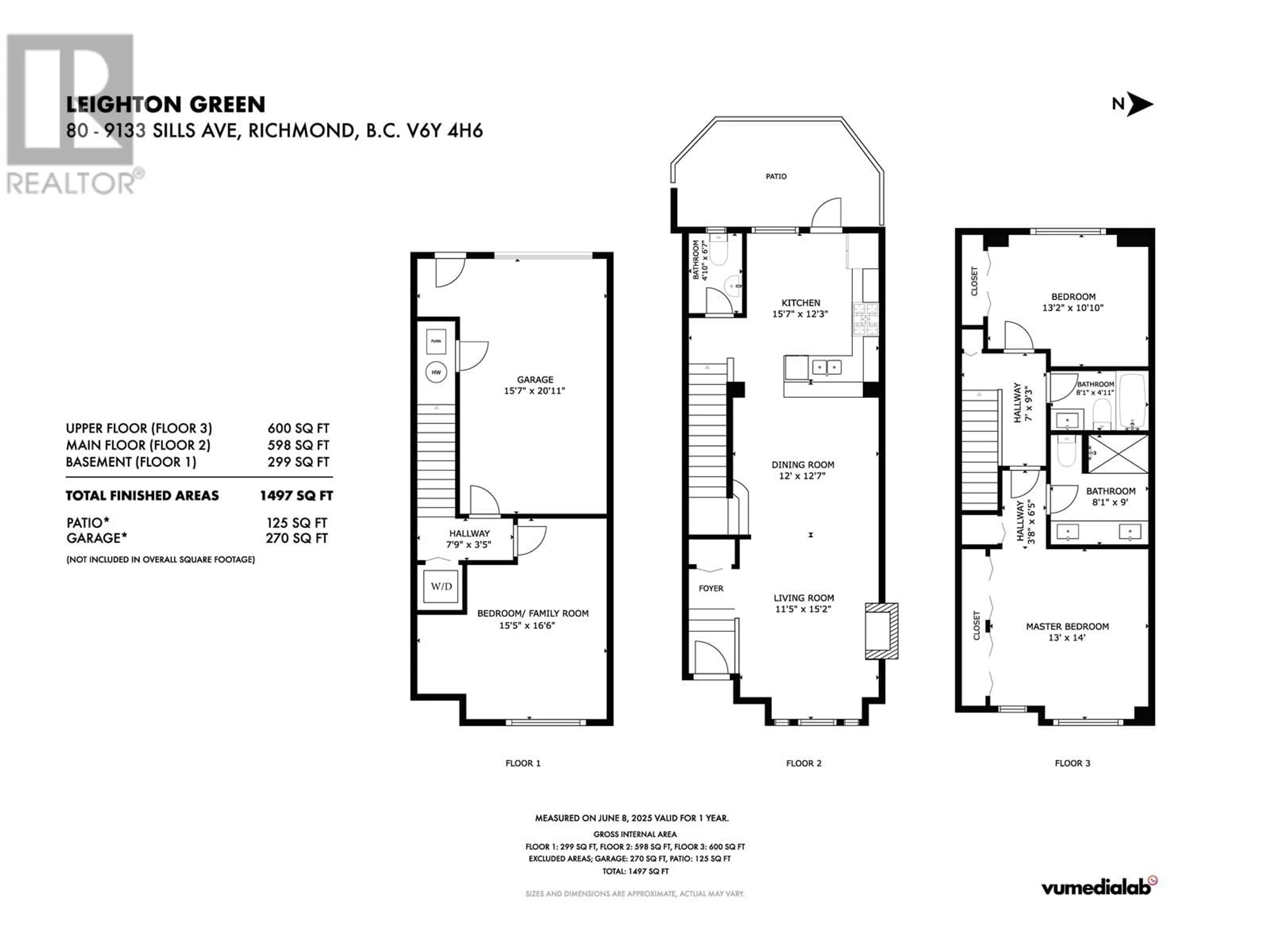 Floor plan for 80 - 9133 SILLS AVENUE, Richmond British Columbia V6Y4H6