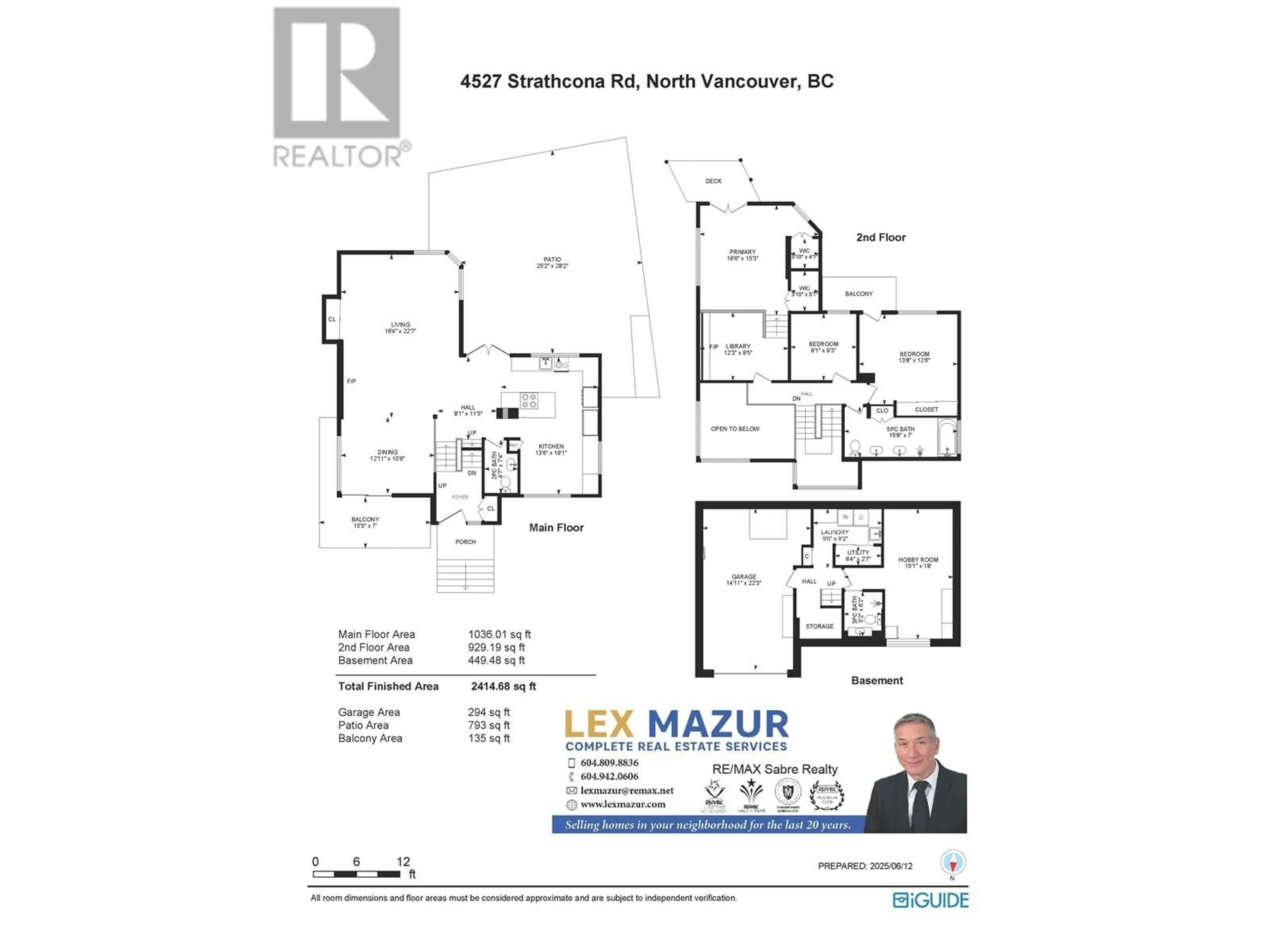 Floor plan for 4527 STRATHCONA ROAD, North Vancouver British Columbia V7G1G7