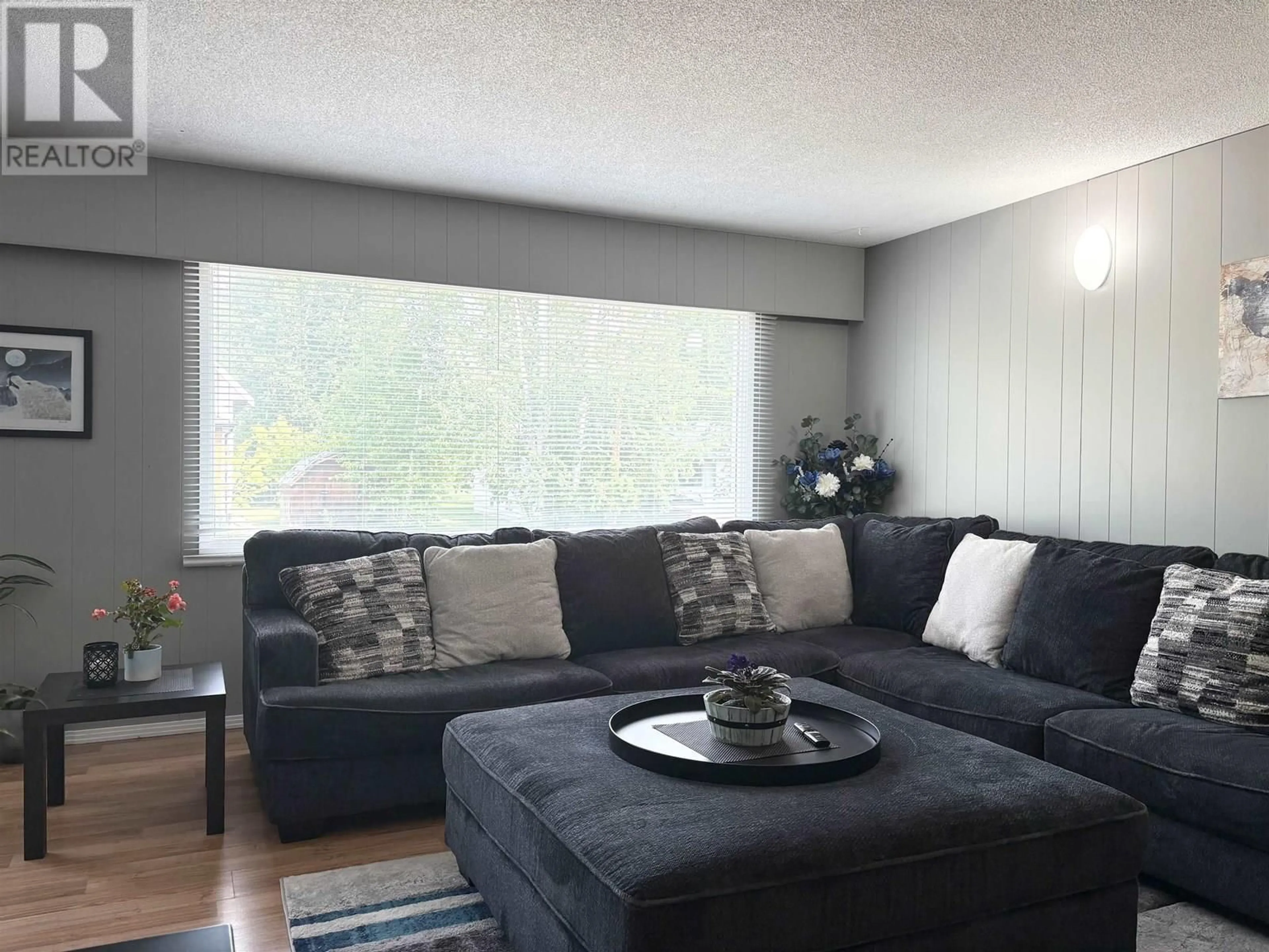 Living room with furniture, wood/laminate floor for 1787 GORSE STREET, Prince George British Columbia V2L1G7
