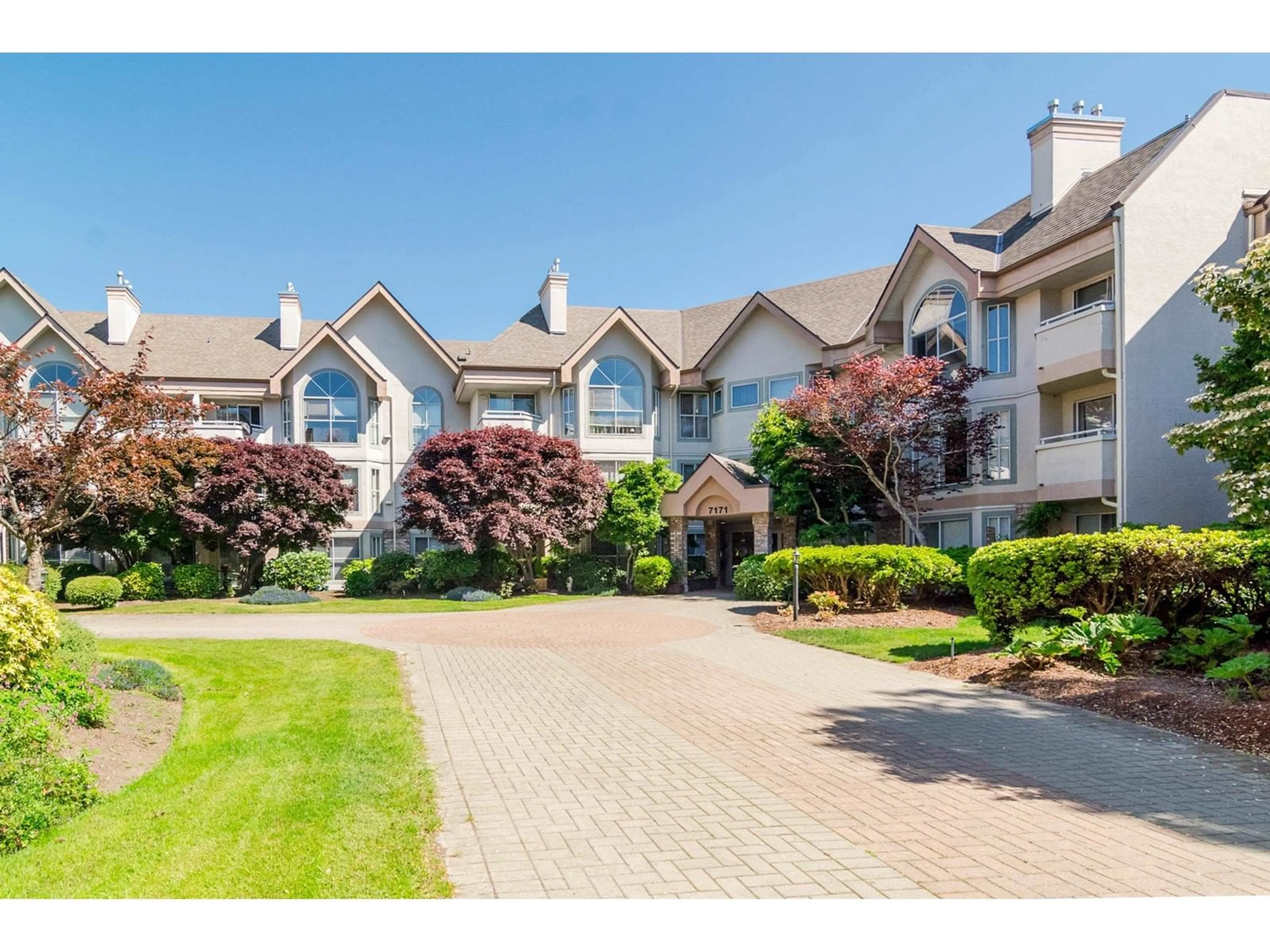 A pic from outside/outdoor area/front of a property/back of a property/a pic from drone, unknown for 110 - 7171 121, Surrey British Columbia V3W1G9
