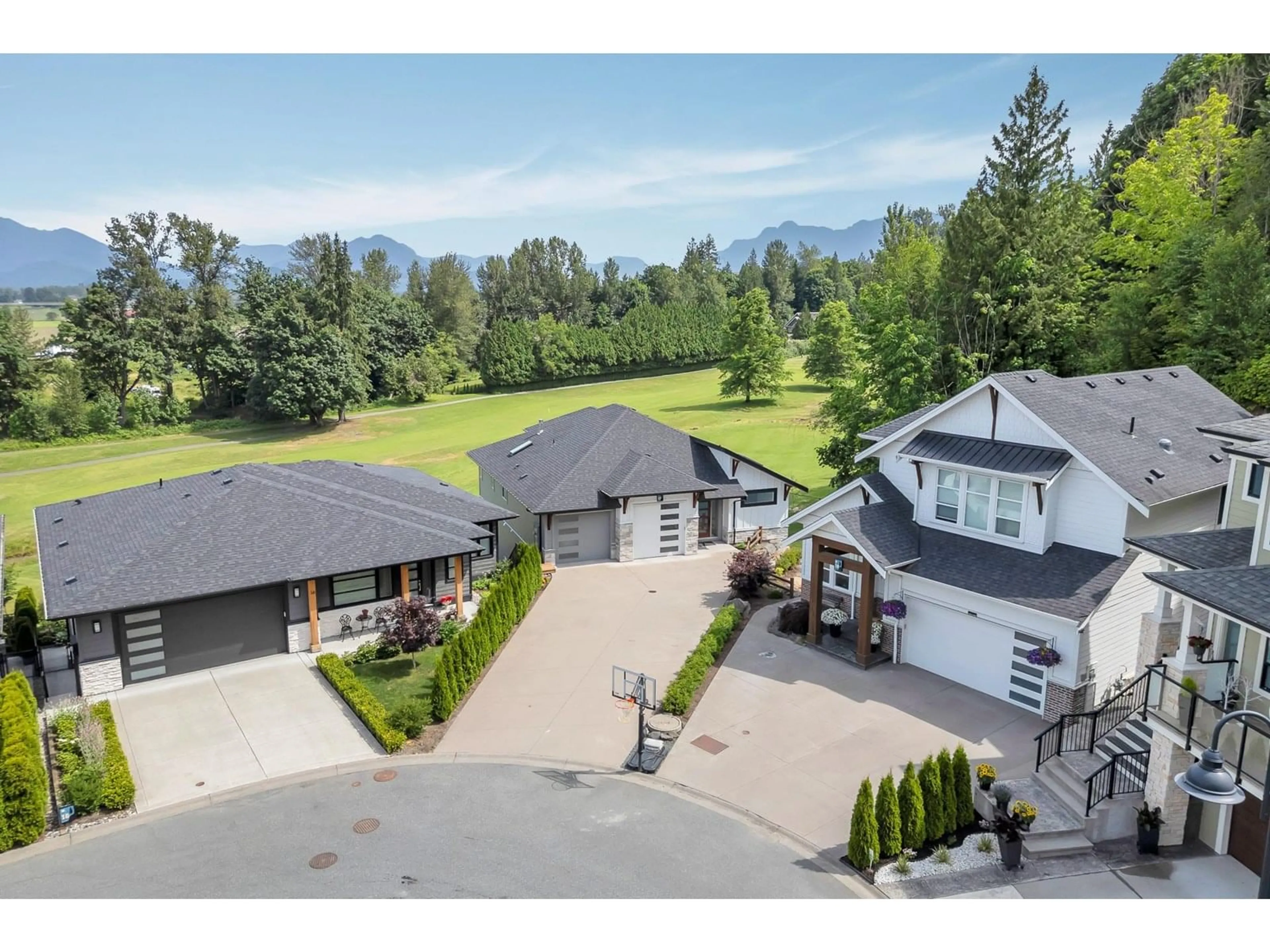 A pic from outside/outdoor area/front of a property/back of a property/a pic from drone, mountain view for 17 - 50778 LEDGESTONE PLACE, Chilliwack British Columbia V2P0E7