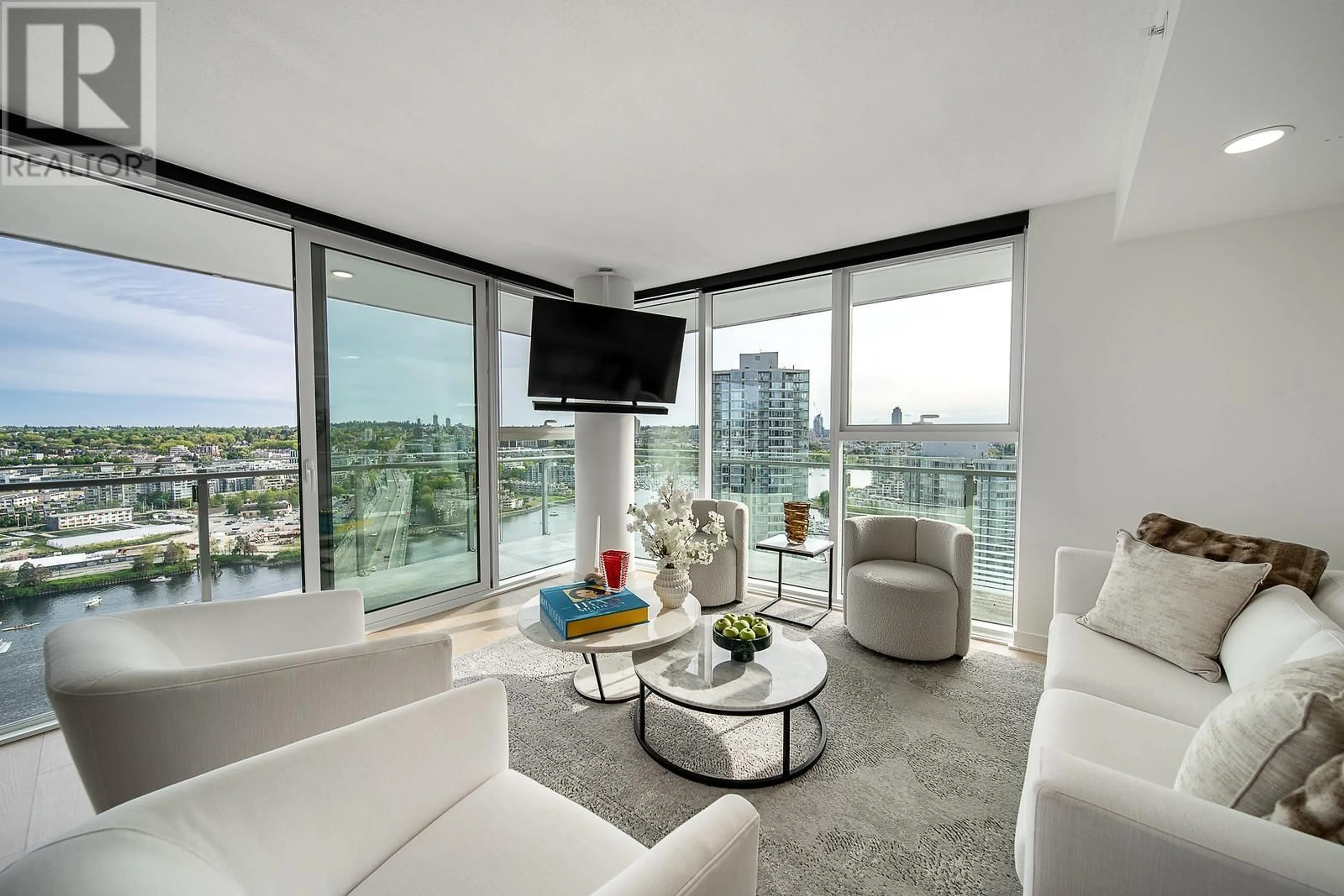 Living room with furniture, unknown for 2618 - 89 NELSON STREET, Vancouver British Columbia V6Z0E7