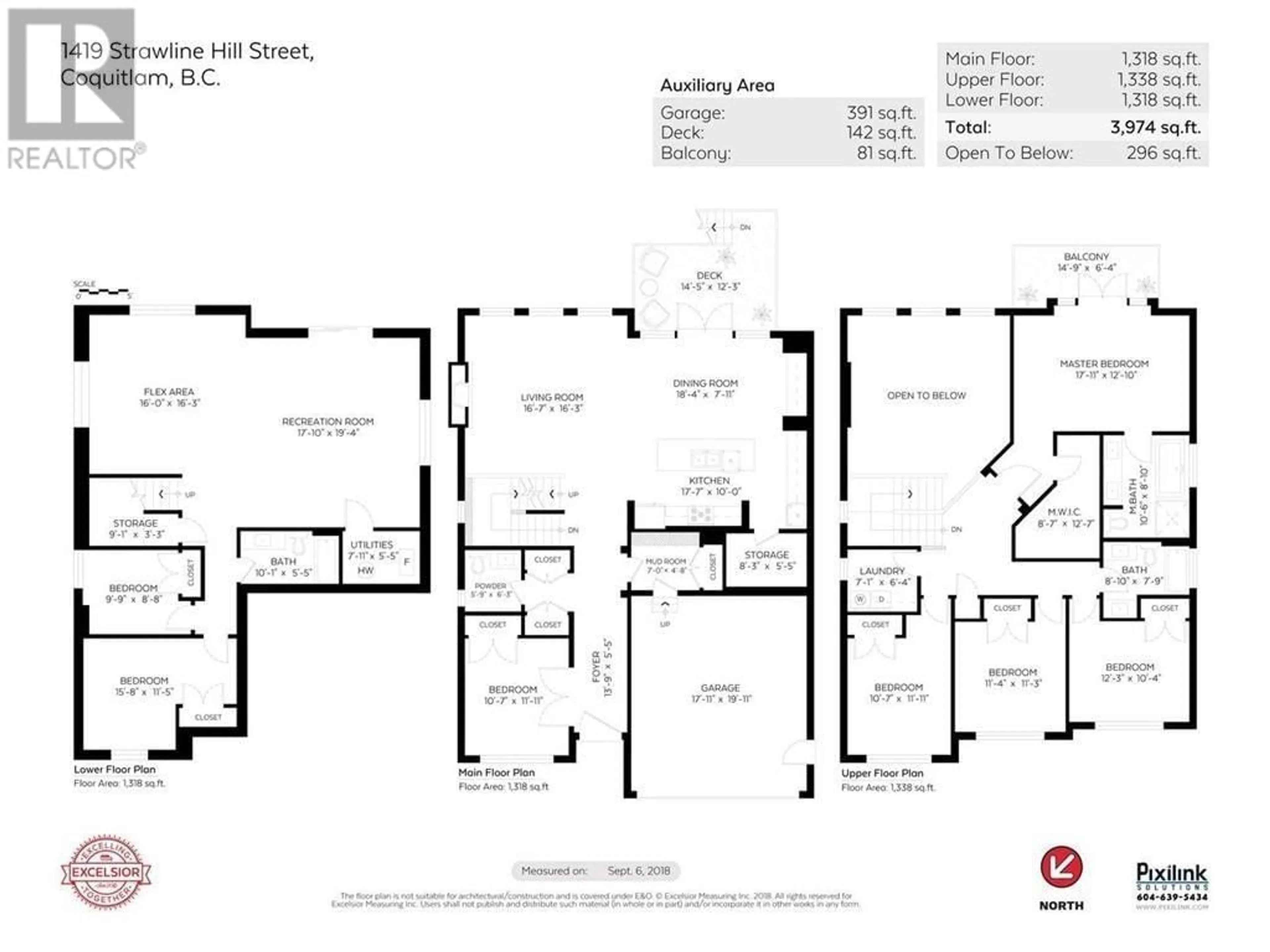 Floor plan for 1419 STRAWLINE HILL STREET, Coquitlam British Columbia V3E0L5