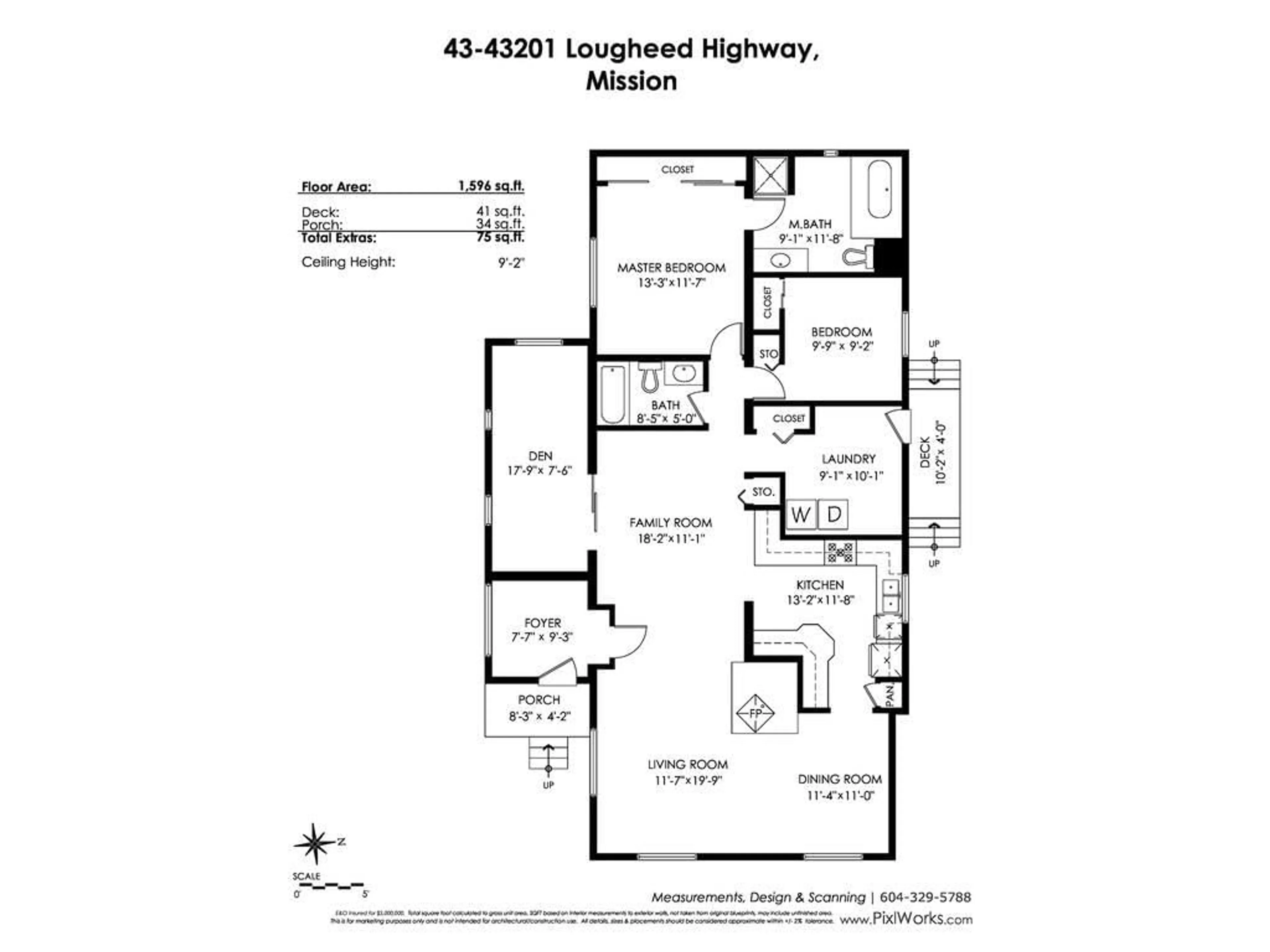 Floor plan for 43 - 43201 LOUGHEED, Mission British Columbia V0M1G0