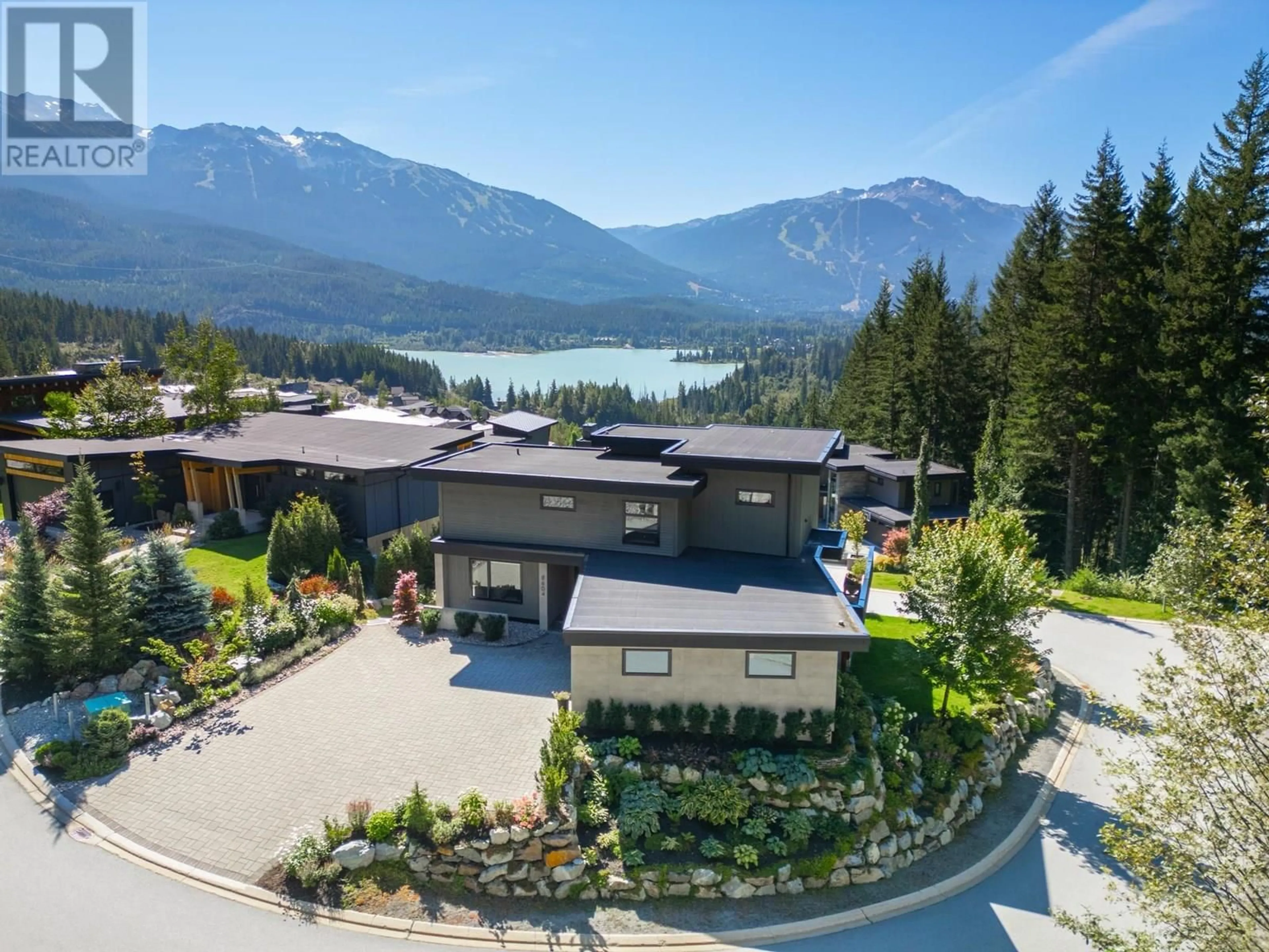 A pic from outside/outdoor area/front of a property/back of a property/a pic from drone, mountain view for 8604 JON MONTGOMERY STROLL WAY, Whistler British Columbia V8E1L9
