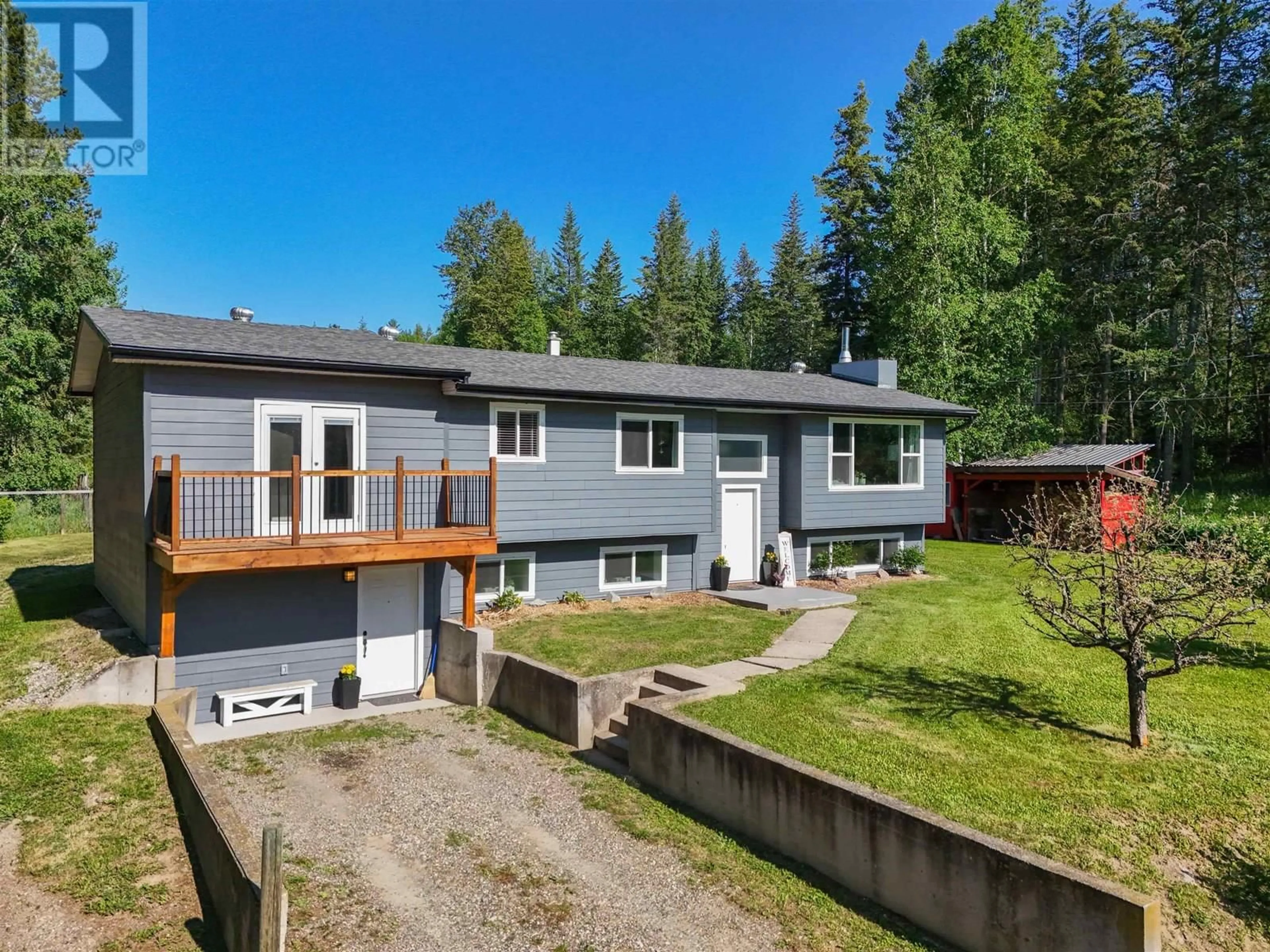 A pic from outside/outdoor area/front of a property/back of a property/a pic from drone, street for 2827 RED BLUFF ROAD, Red Bluff / Dragon Lake British Columbia V2J6C4