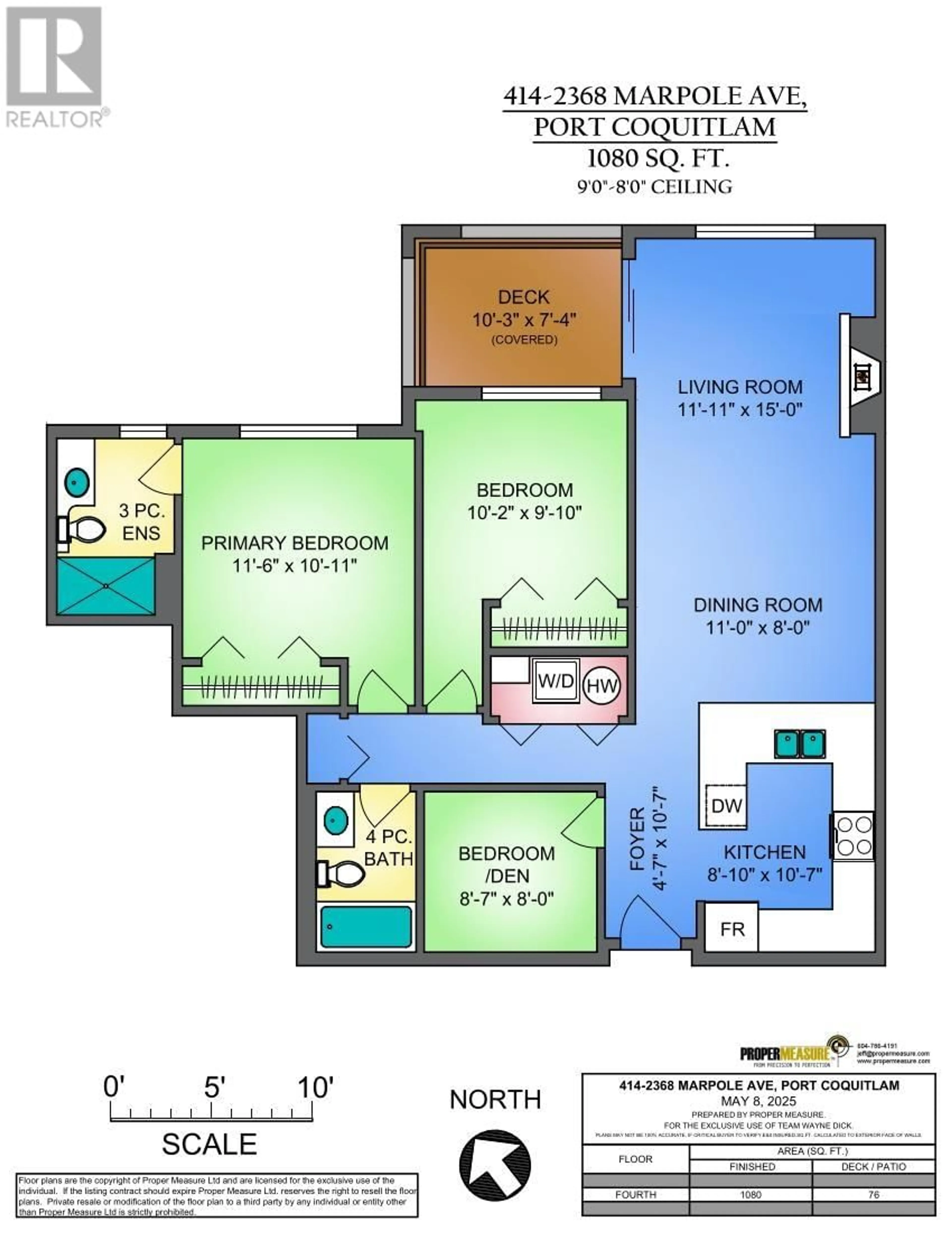 Floor plan for 414 - 2368 MARPOLE AVENUE, Port Coquitlam British Columbia V3C0B4