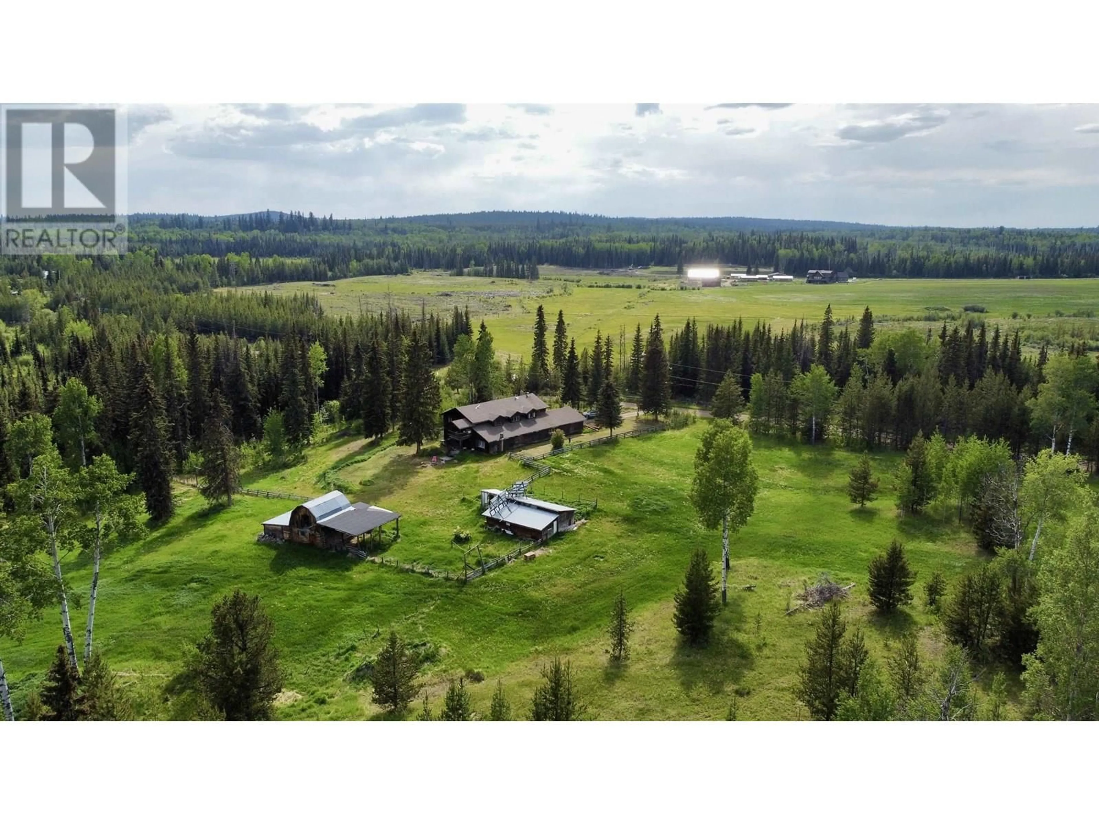 A pic from outside/outdoor area/front of a property/back of a property/a pic from drone, forest/trees view for 7039 THOMAS ROAD, Lone Butte British Columbia V0K1X1