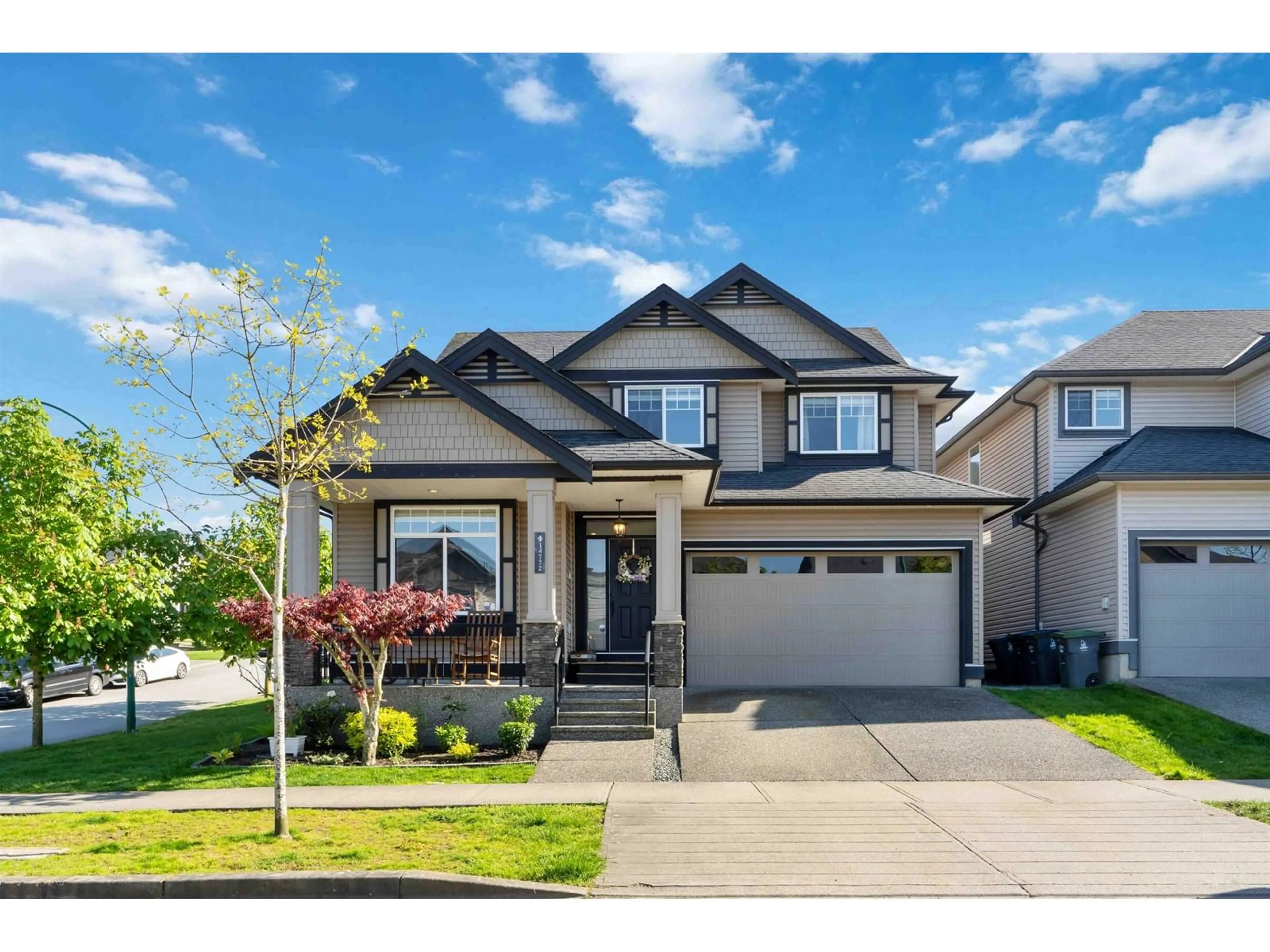 Home with vinyl exterior material, street for 14772 61A, Surrey British Columbia V3S7Z5