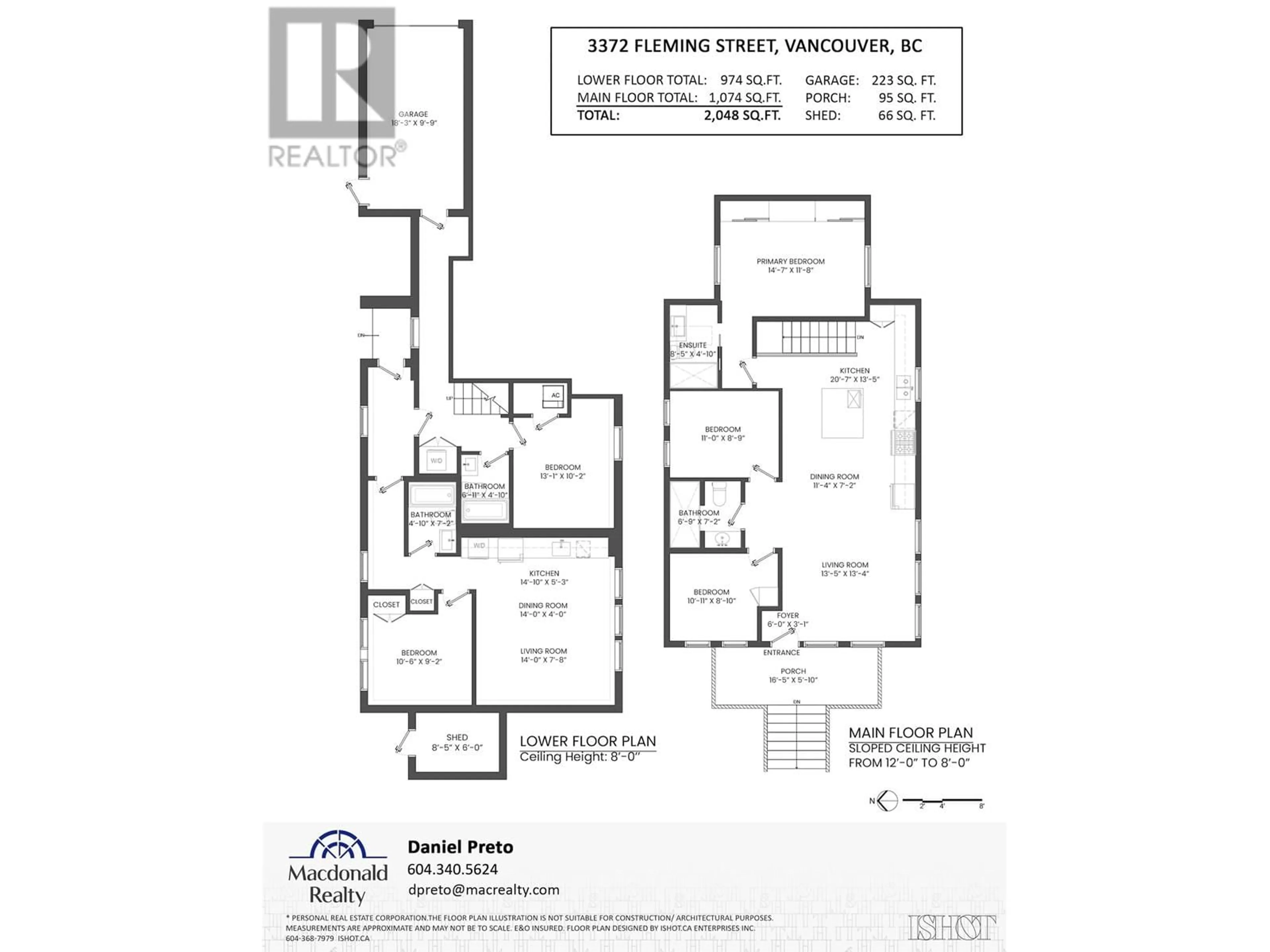 Floor plan for 3372 FLEMING STREET, Vancouver British Columbia V5N3V5