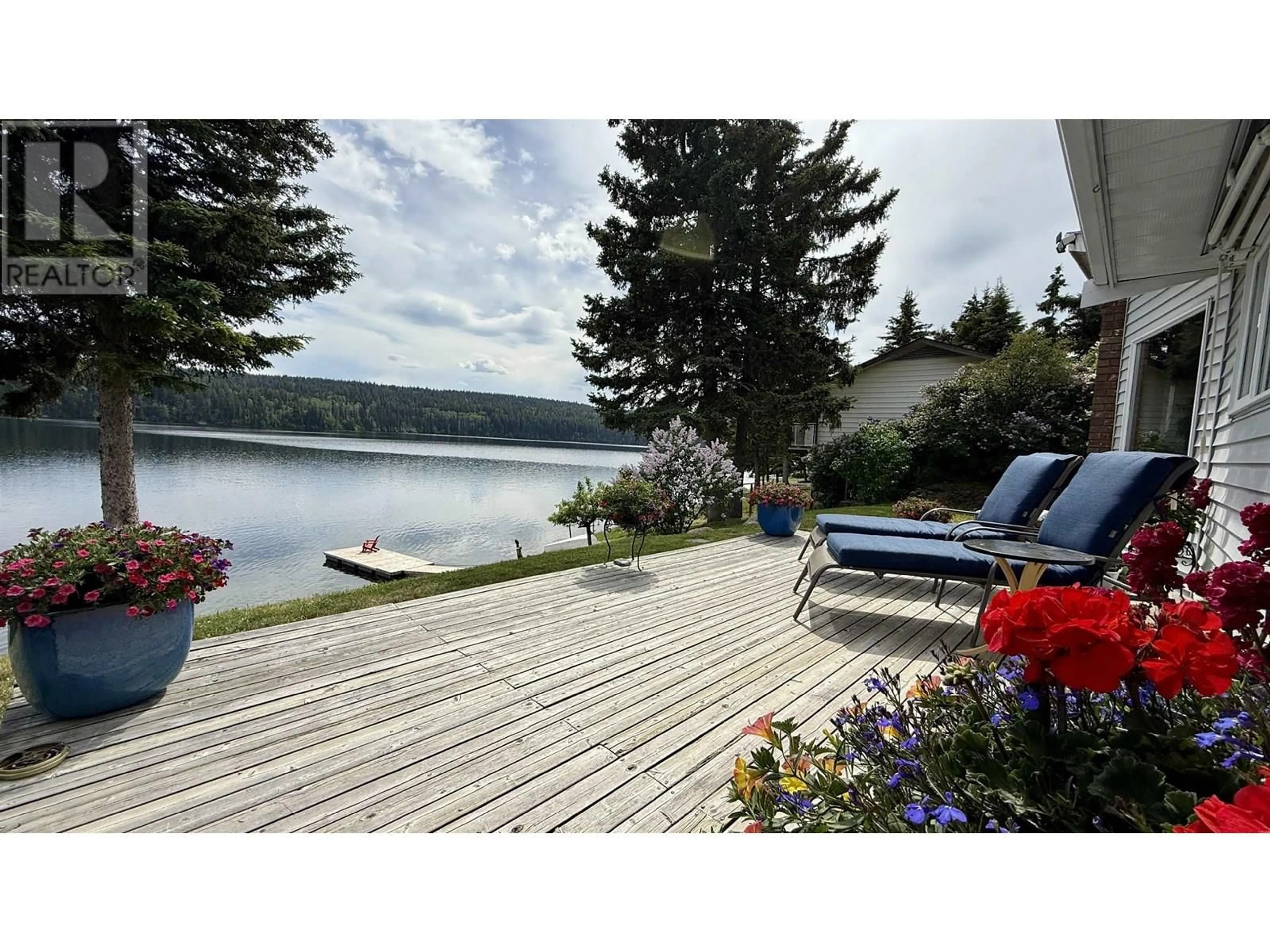 Patio, water/lake/river/ocean view for 5716 MEADE ROAD, Lac La Hache British Columbia V0K1M0