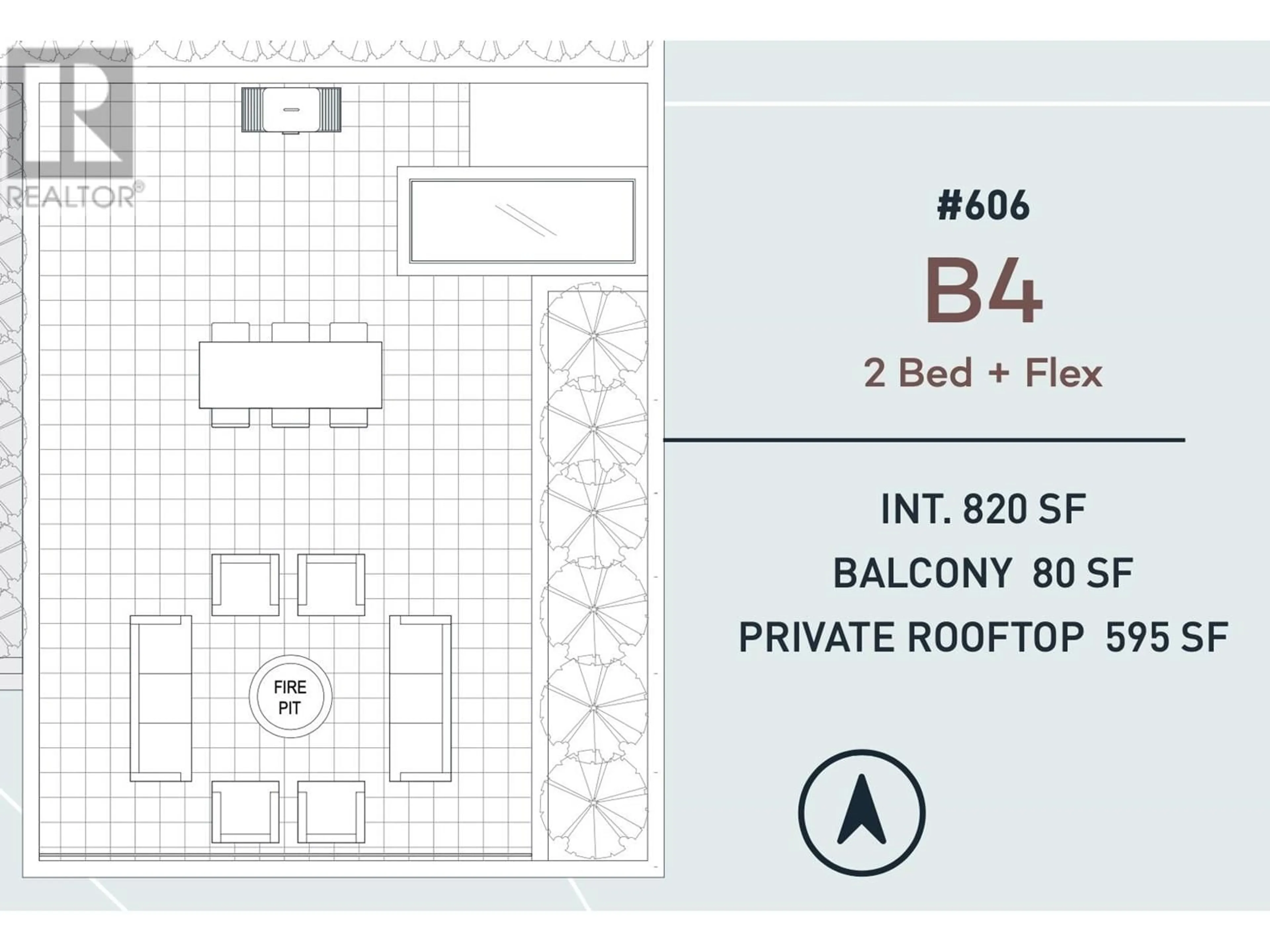 Floor plan for 606 - 2268 BROADWAY, Vancouver British Columbia V5N1W9