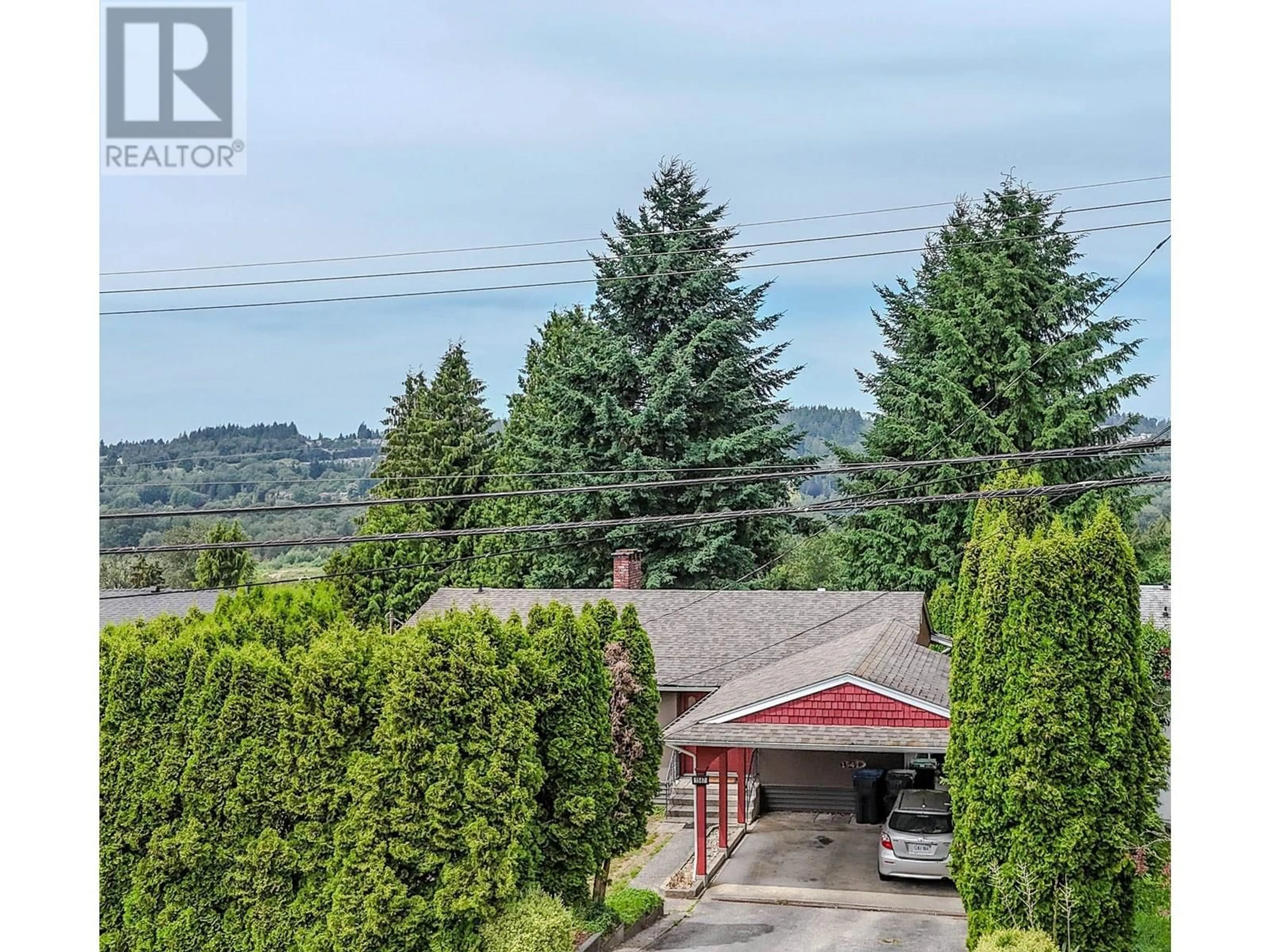A pic from outside/outdoor area/front of a property/back of a property/a pic from drone, water/lake/river/ocean view for 1547 WESTERN DRIVE, Port Coquitlam British Columbia V3C2W9
