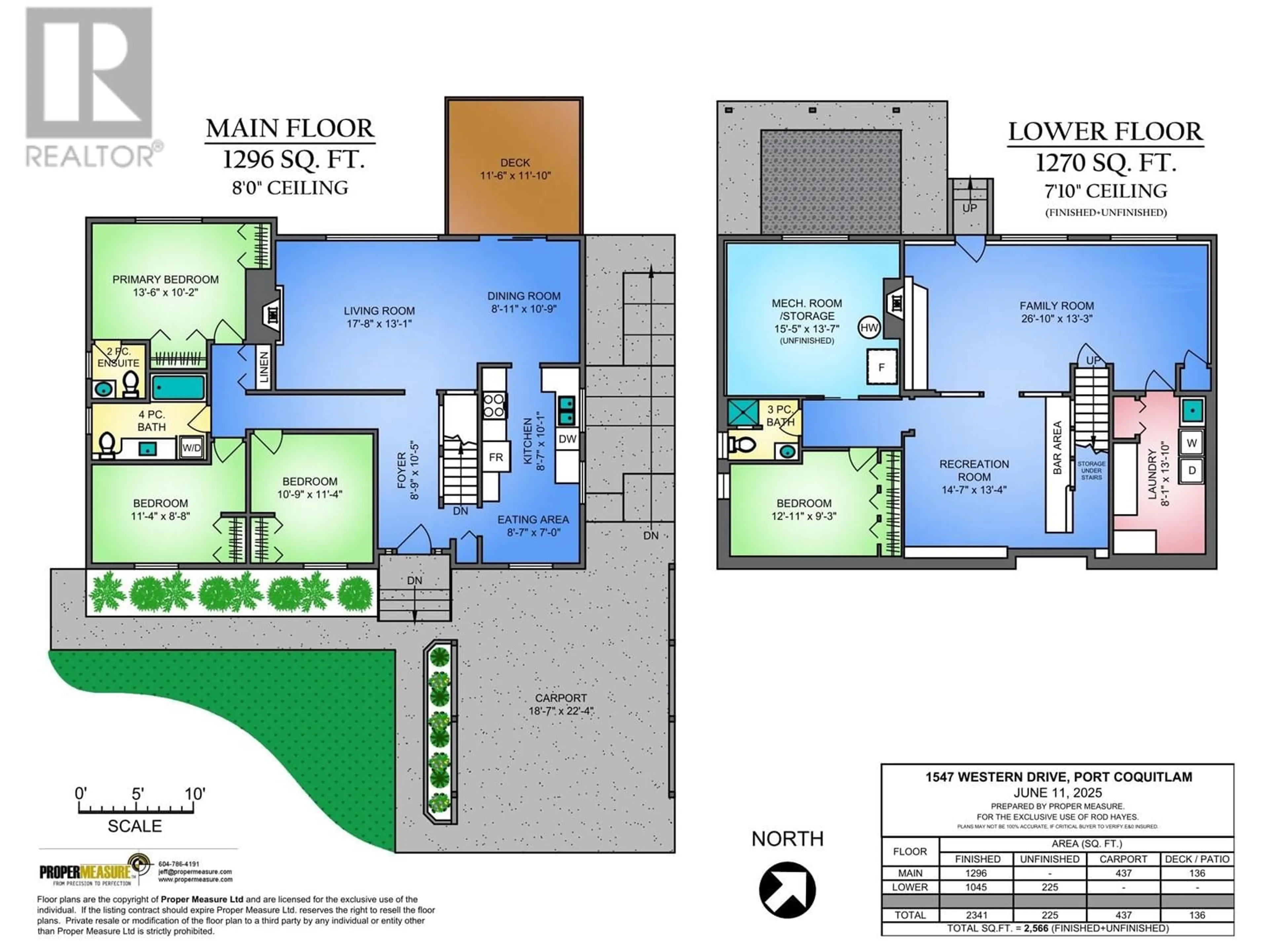 Floor plan for 1547 WESTERN DRIVE, Port Coquitlam British Columbia V3C2W9