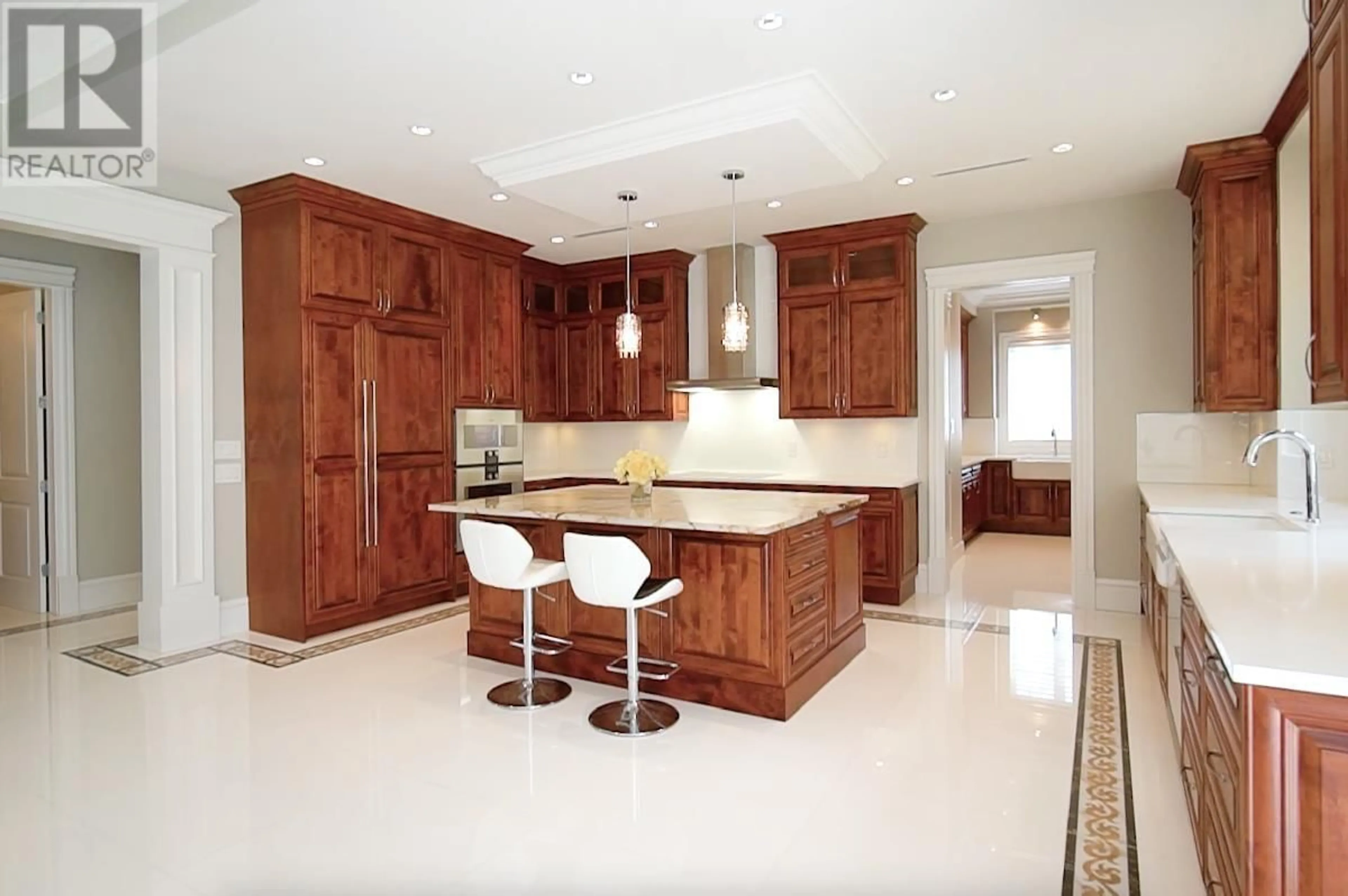 Contemporary kitchen, ceramic/tile floor for 6700 MAPLE ROAD, Richmond British Columbia V7E1G5