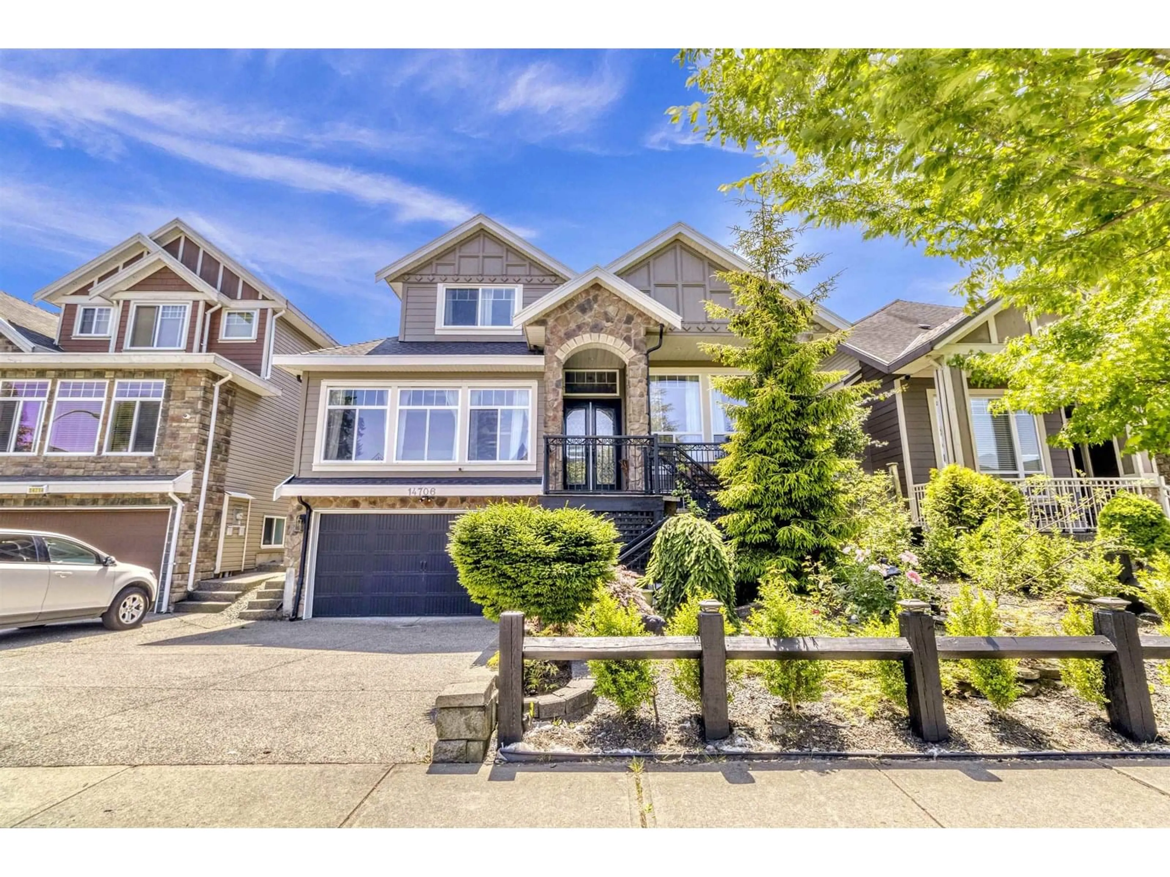 Home with vinyl exterior material, street for 14706 63 AVE, Surrey British Columbia V3S3T1