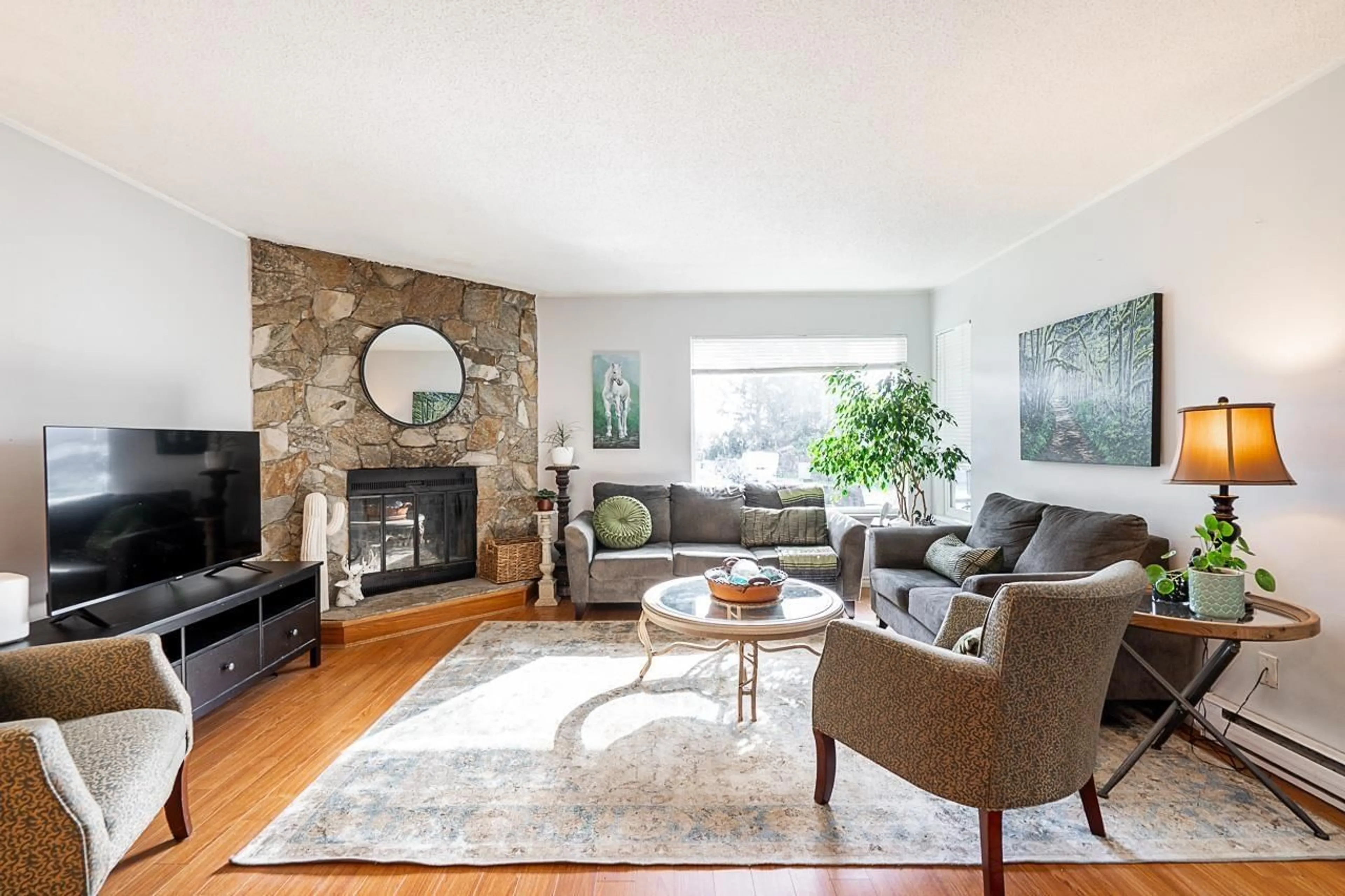 Living room with furniture, unknown for 6021 194A, Surrey British Columbia V3S7L2