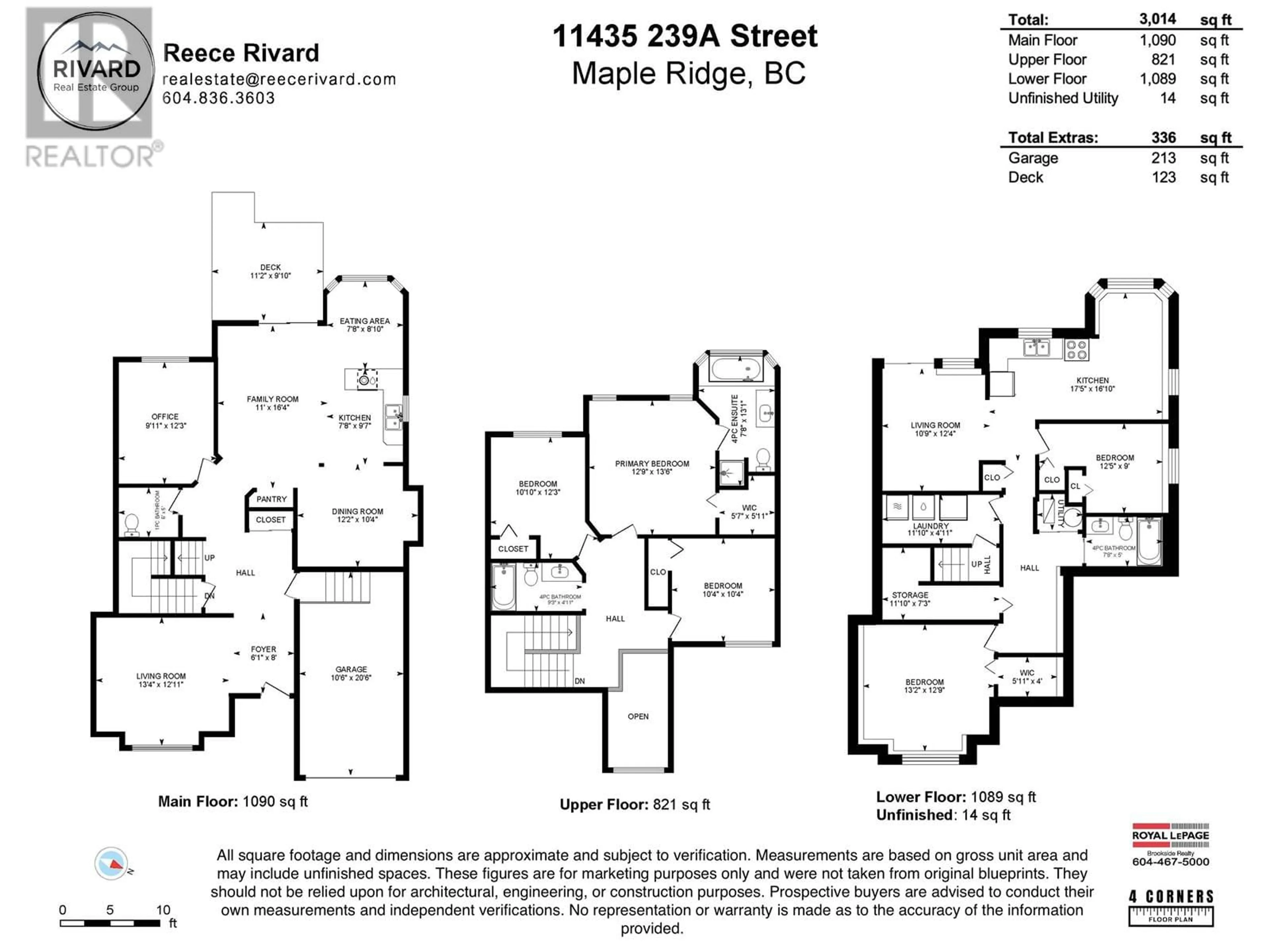 Floor plan for B - 11435 239A STREET, Maple Ridge British Columbia V2W1V2