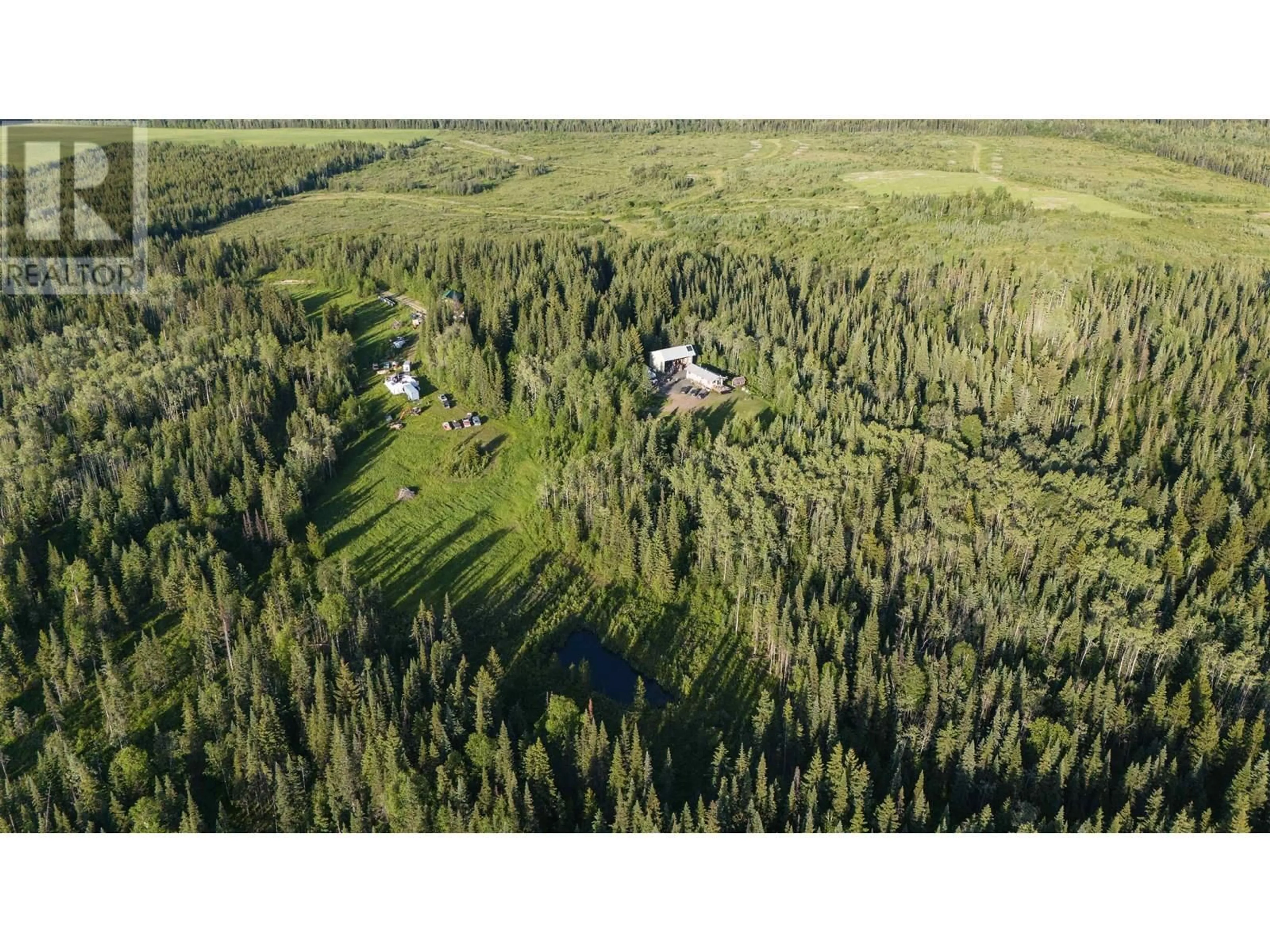 A pic from outside/outdoor area/front of a property/back of a property/a pic from drone, forest/trees view for 24905 BEAVER FOREST ROAD, Shelley British Columbia V0J3L0