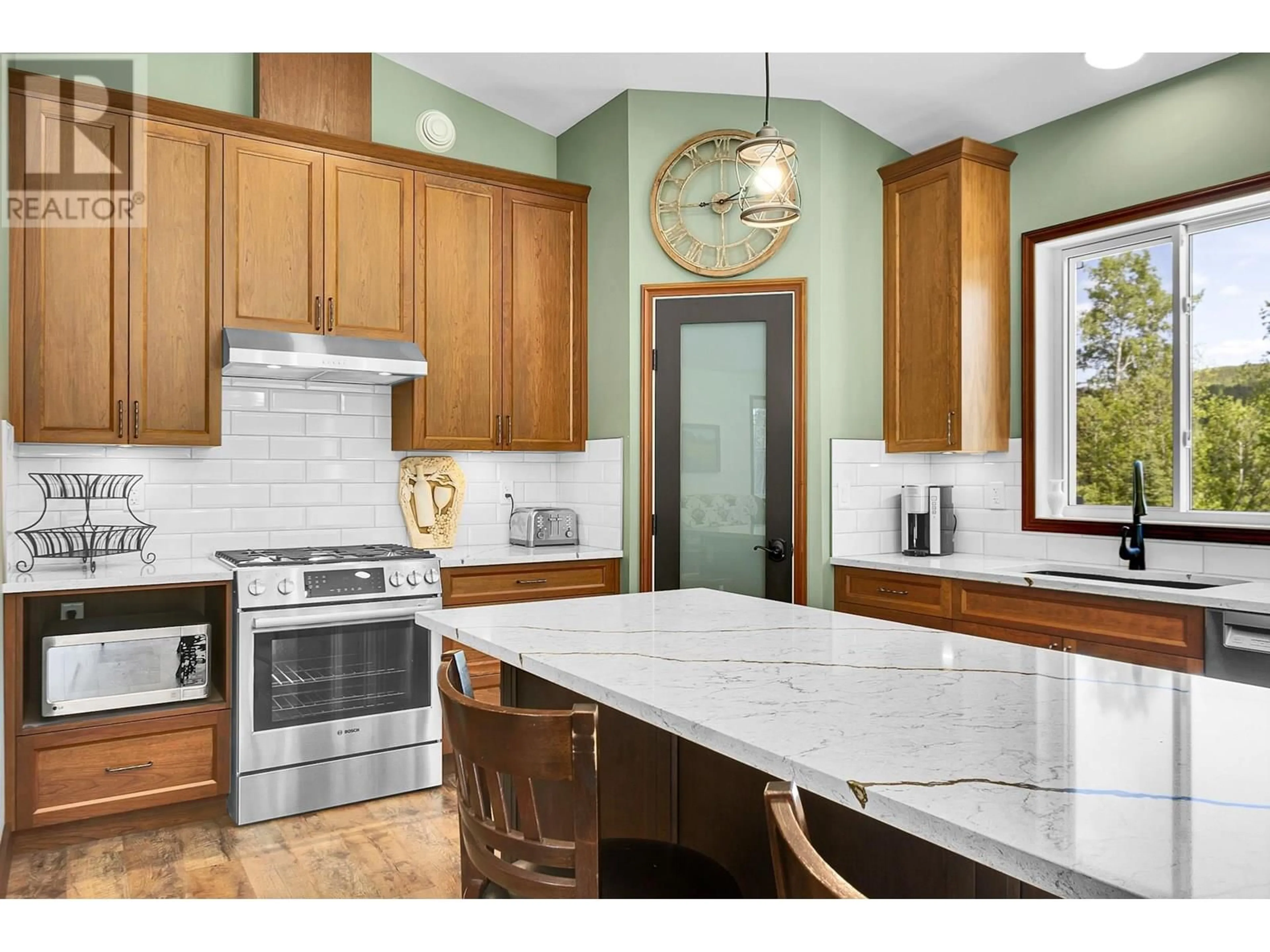 Open concept kitchen, ceramic/tile floor for 13450 KLEIN ROAD, Prince George British Columbia V2N6A8
