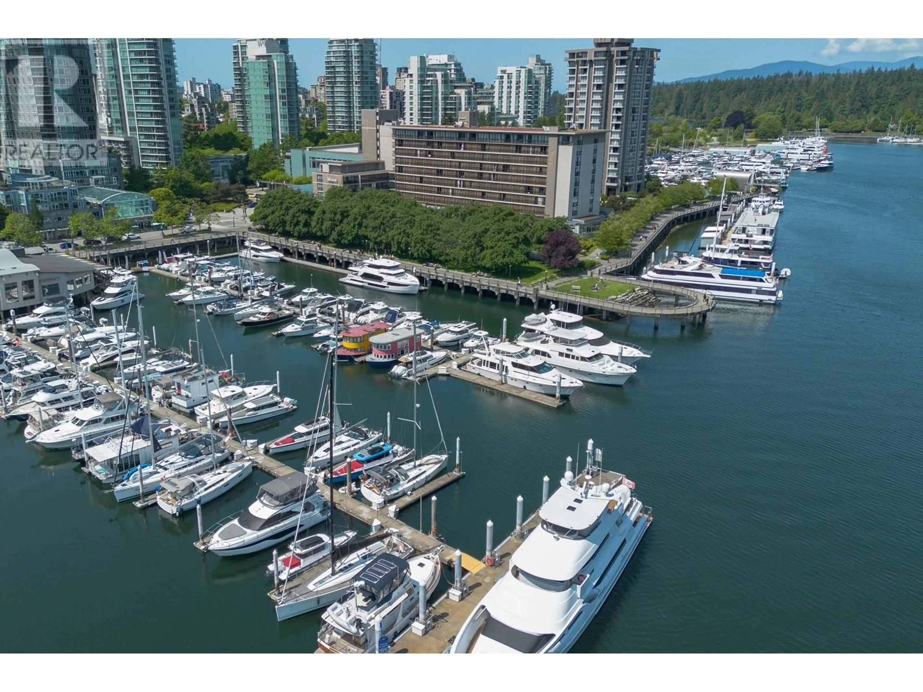 A pic from outside/outdoor area/front of a property/back of a property/a pic from drone, water/lake/river/ocean view for 13C - 1500 ALBERNI STREET, Vancouver British Columbia V6G3C9