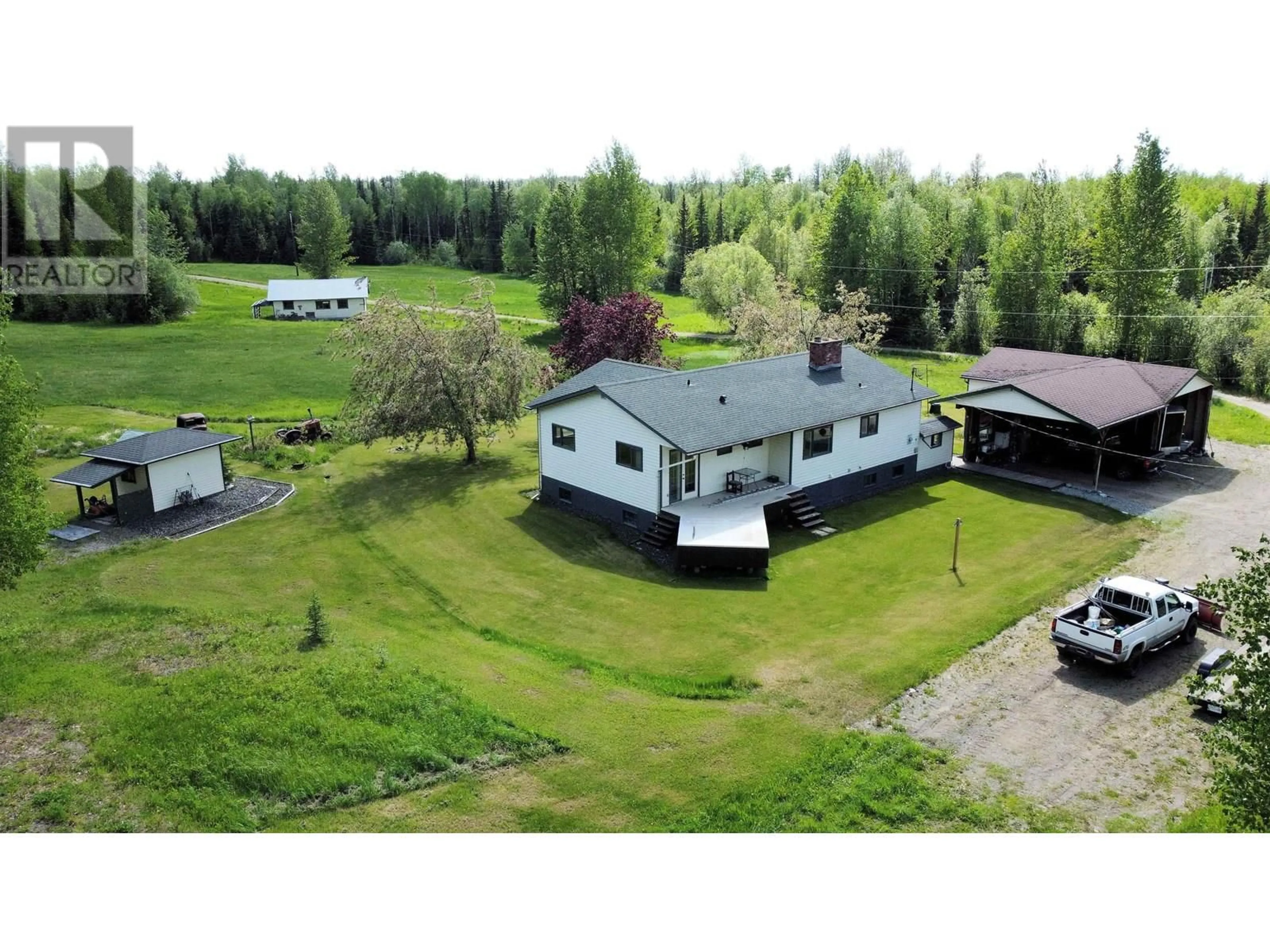 A pic from outside/outdoor area/front of a property/back of a property/a pic from drone, unknown for 29170 CHIEF LAKE ROAD, Prince George British Columbia V2K5L3