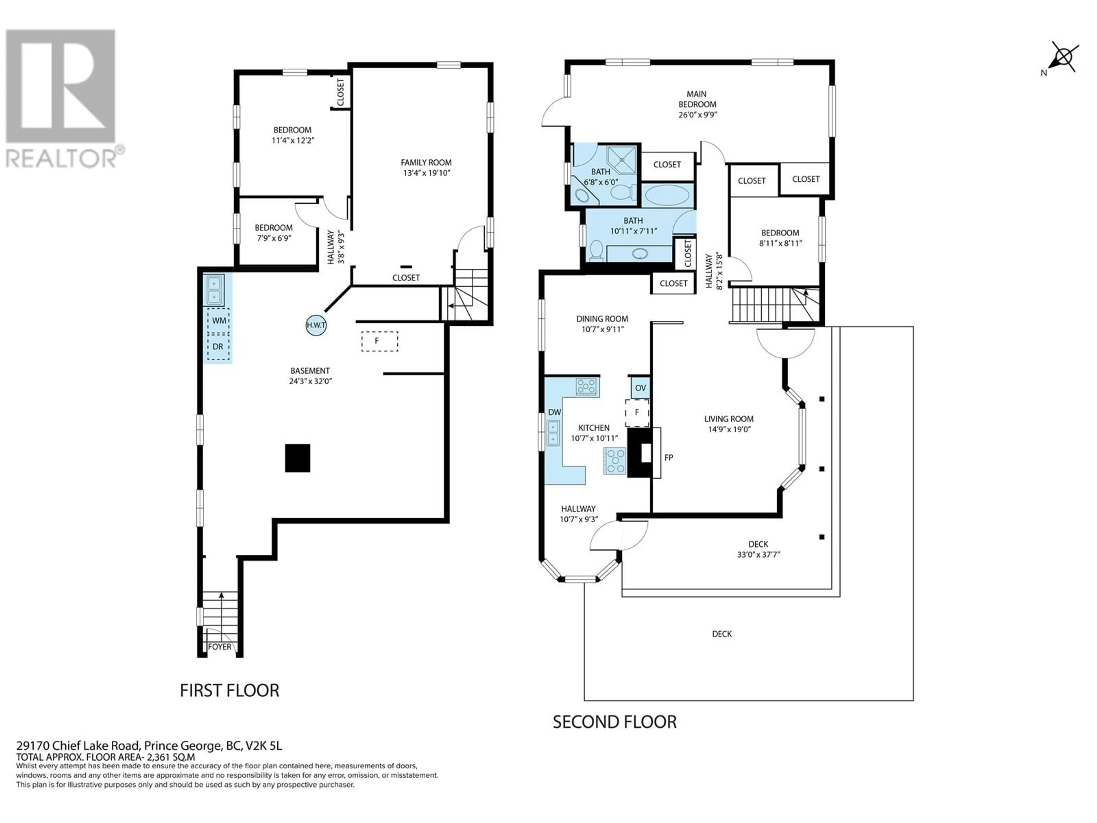 Floor plan for 29170 CHIEF LAKE ROAD, Prince George British Columbia V2K5L3