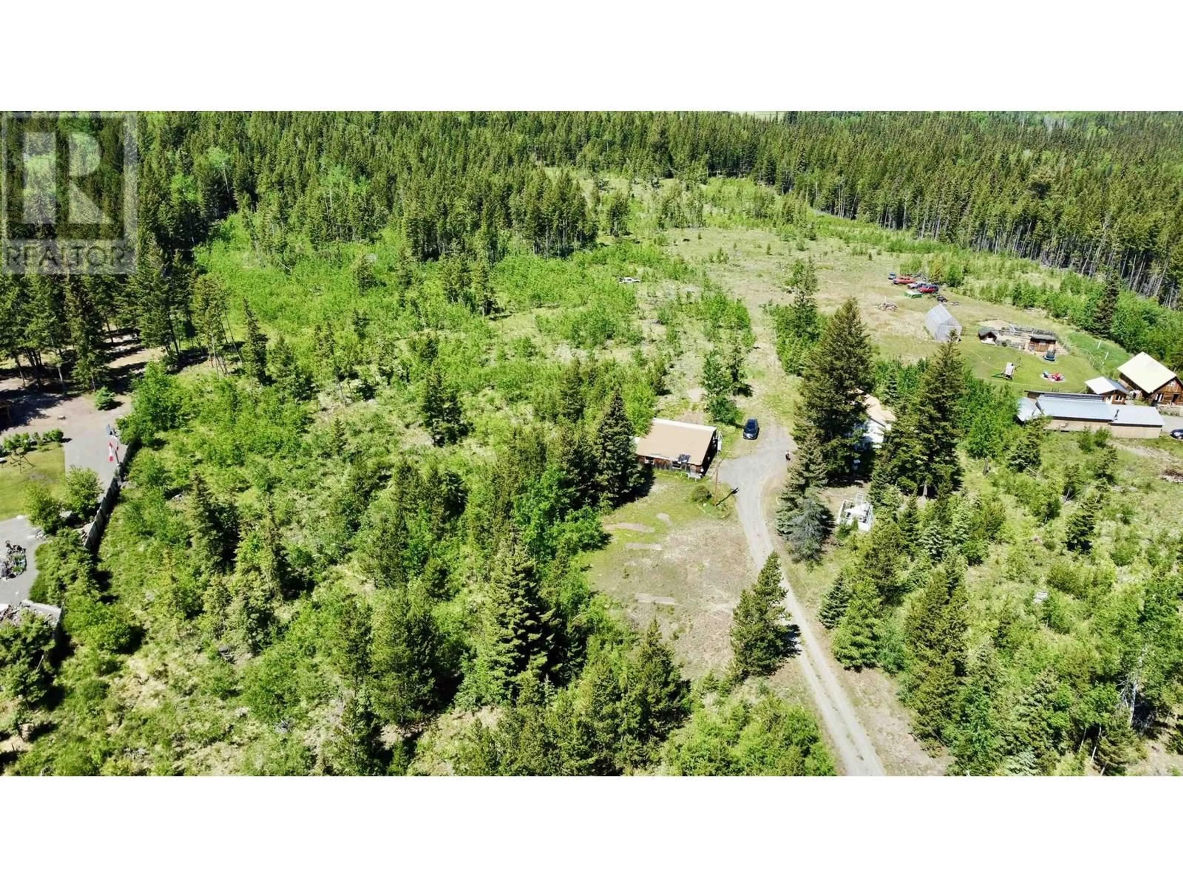 A pic from outside/outdoor area/front of a property/back of a property/a pic from drone, forest/trees view for 6700 MCMILLAN ROAD, Lone Butte British Columbia V0K1X3