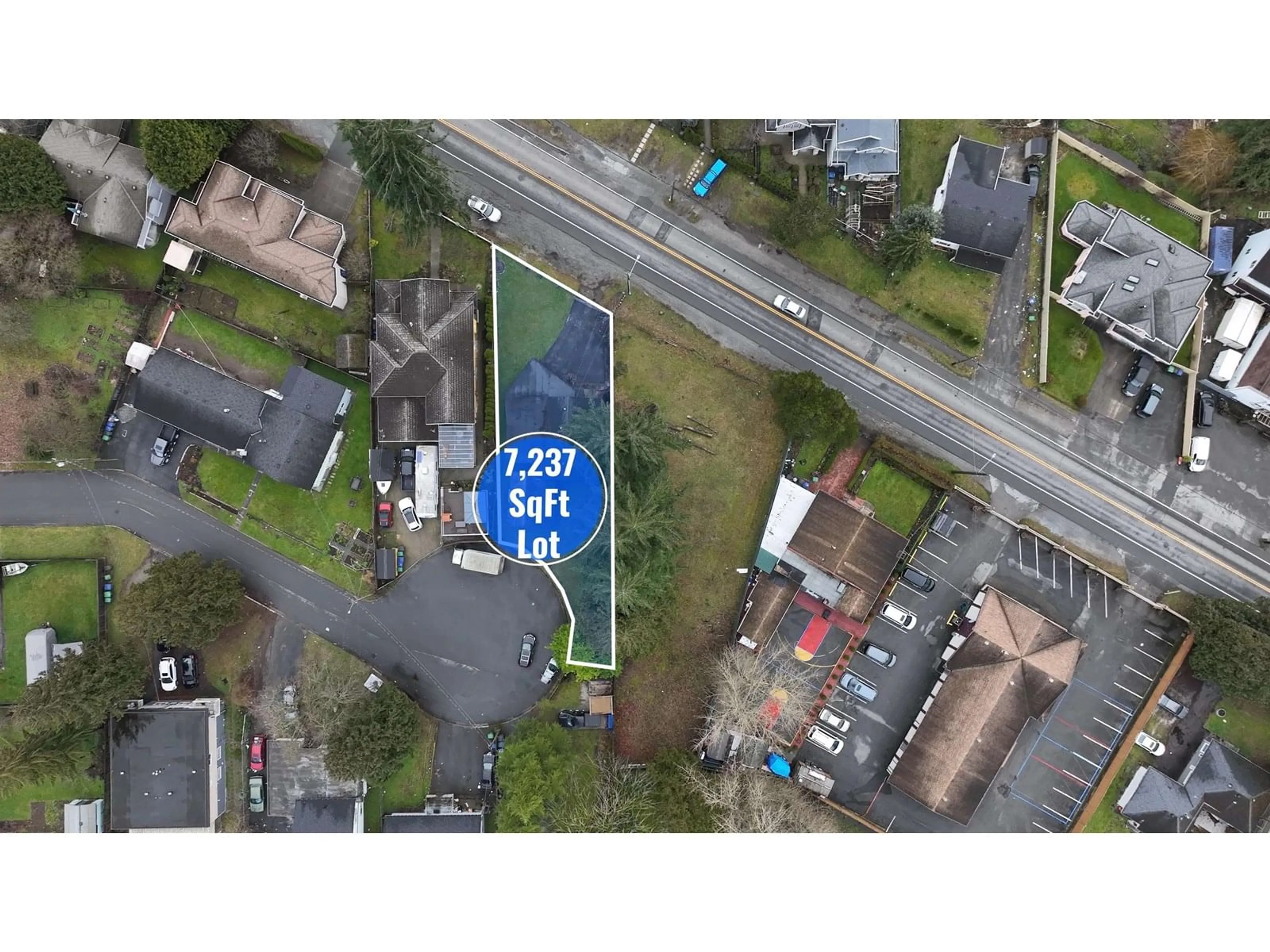 A pic from outside/outdoor area/front of a property/back of a property/a pic from drone, street for 13075 OLD YALE, Surrey British Columbia V3T3C3