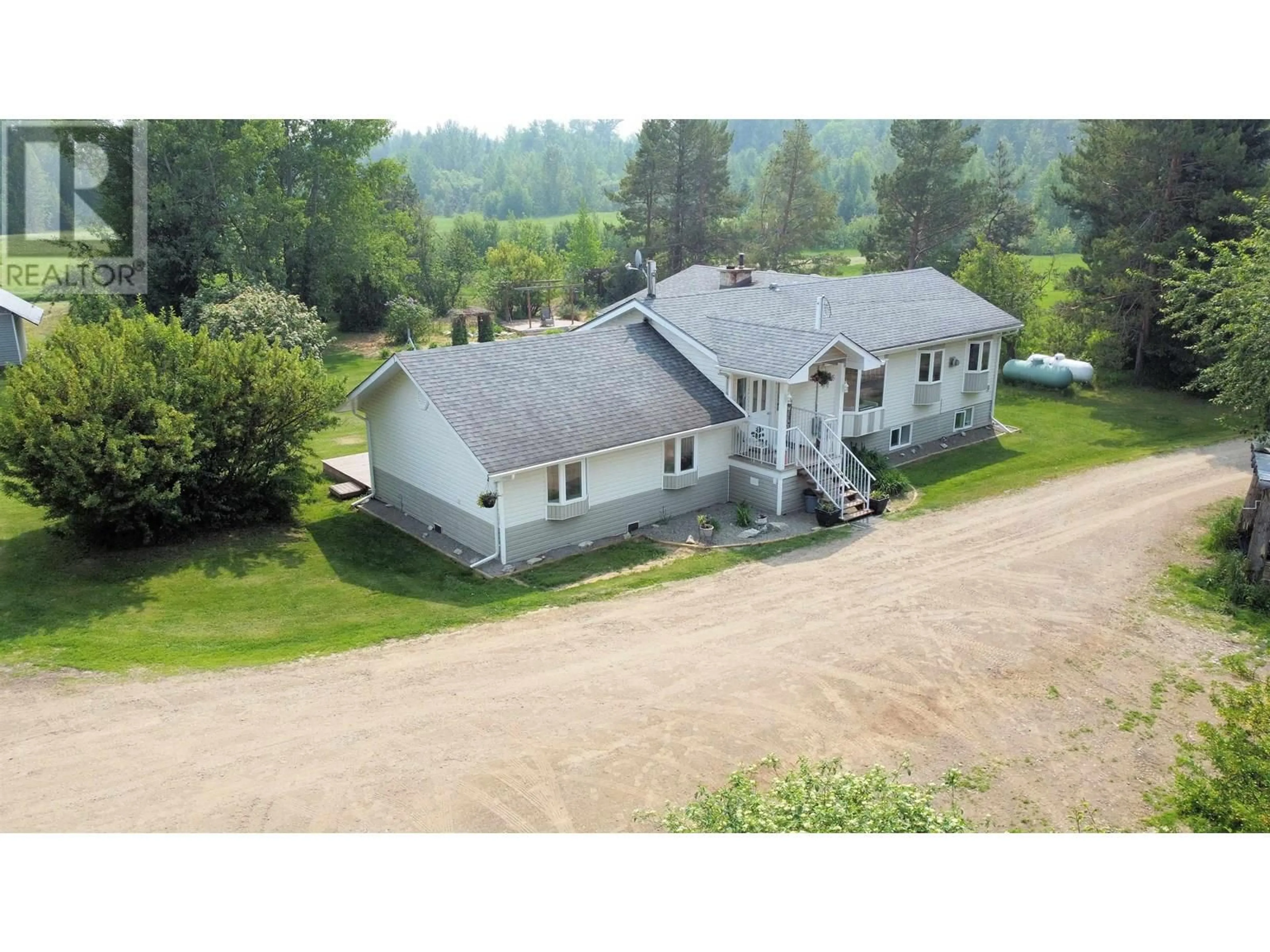 A pic from outside/outdoor area/front of a property/back of a property/a pic from drone, unknown for 14940 ROBINSON ROAD, Prince George British Columbia V2K5K9