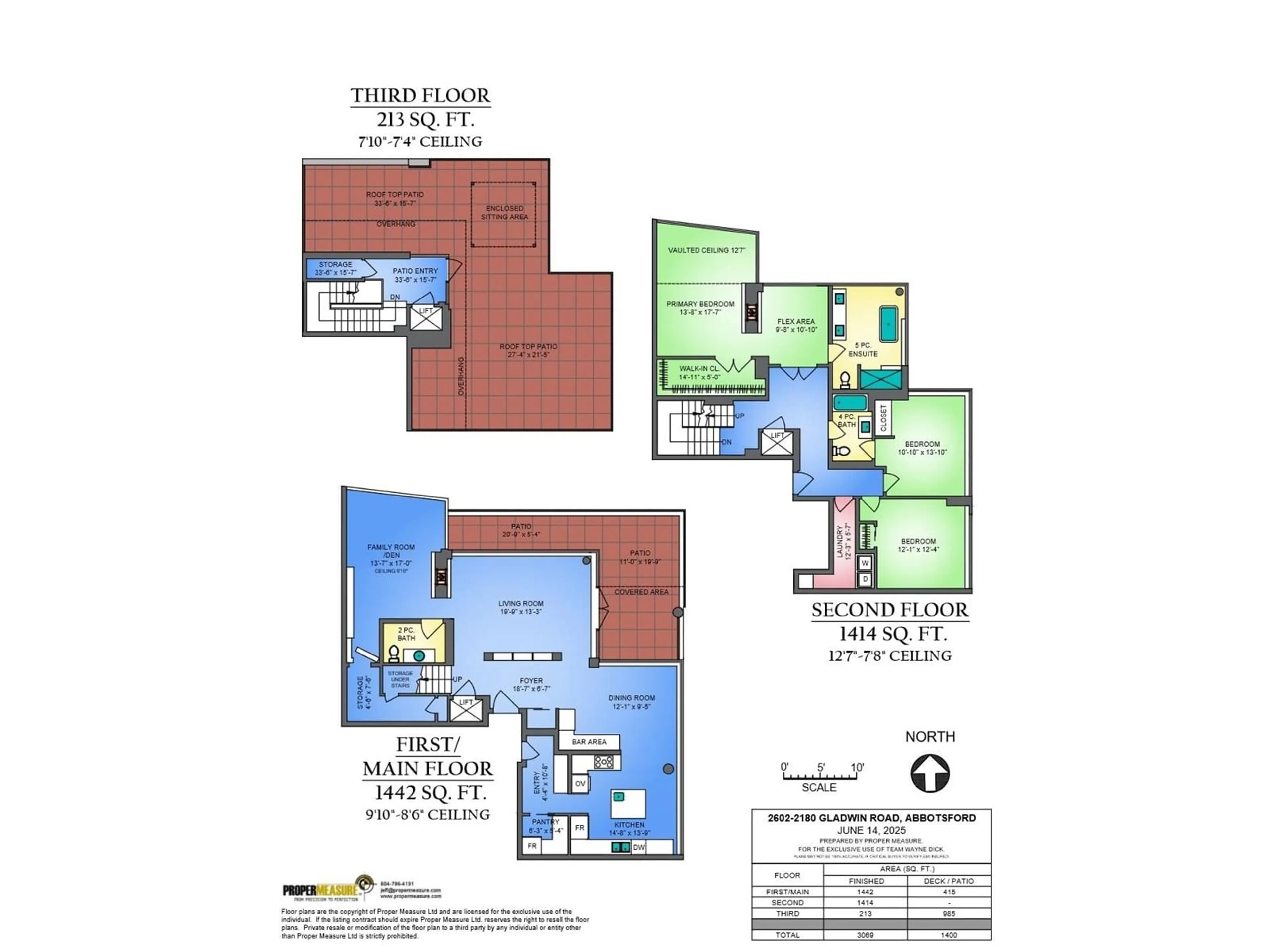 Floor plan for 2602 - 2180 GLADWIN, Abbotsford British Columbia V2S0H4