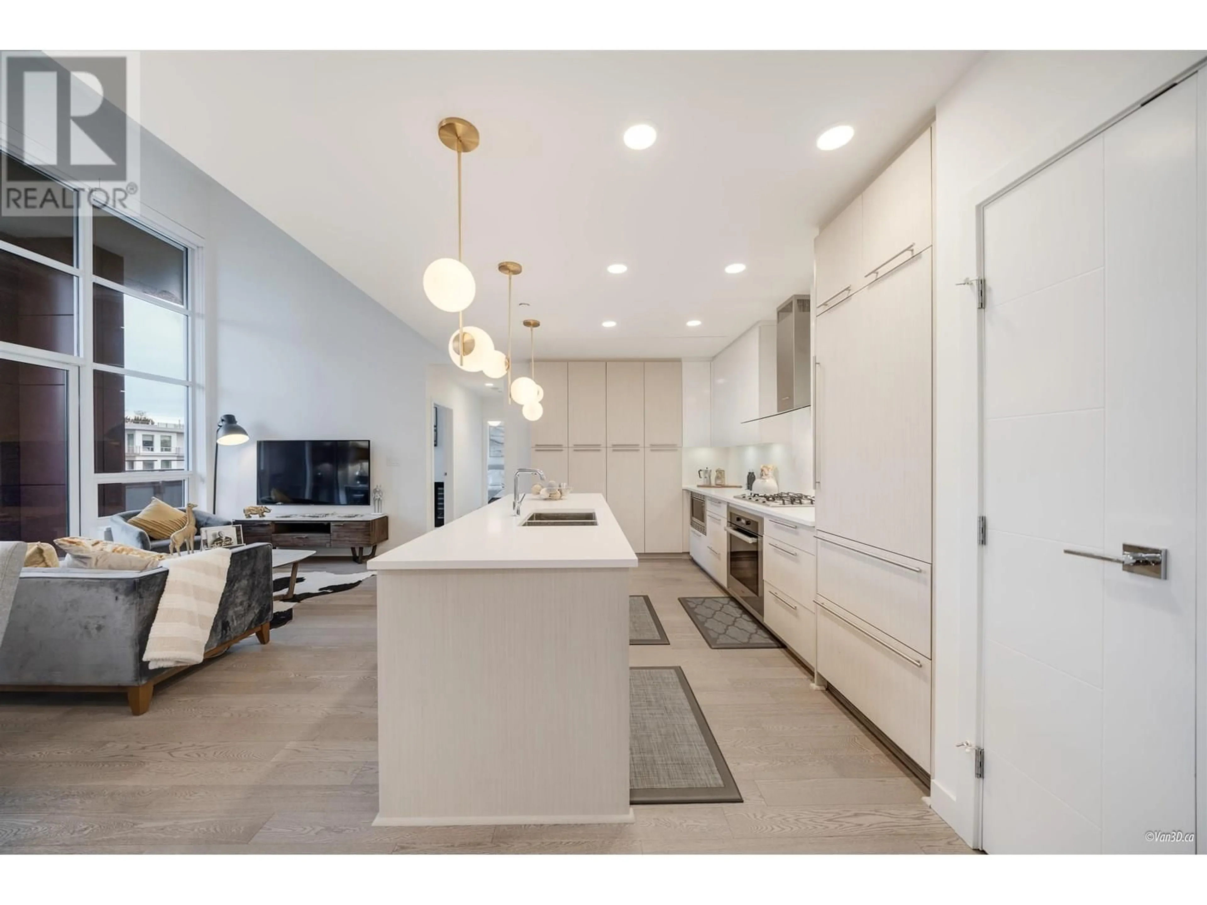 Open concept kitchen, ceramic/tile floor for 602 - 5033 CAMBIE STREET, Vancouver British Columbia V5Z0H6