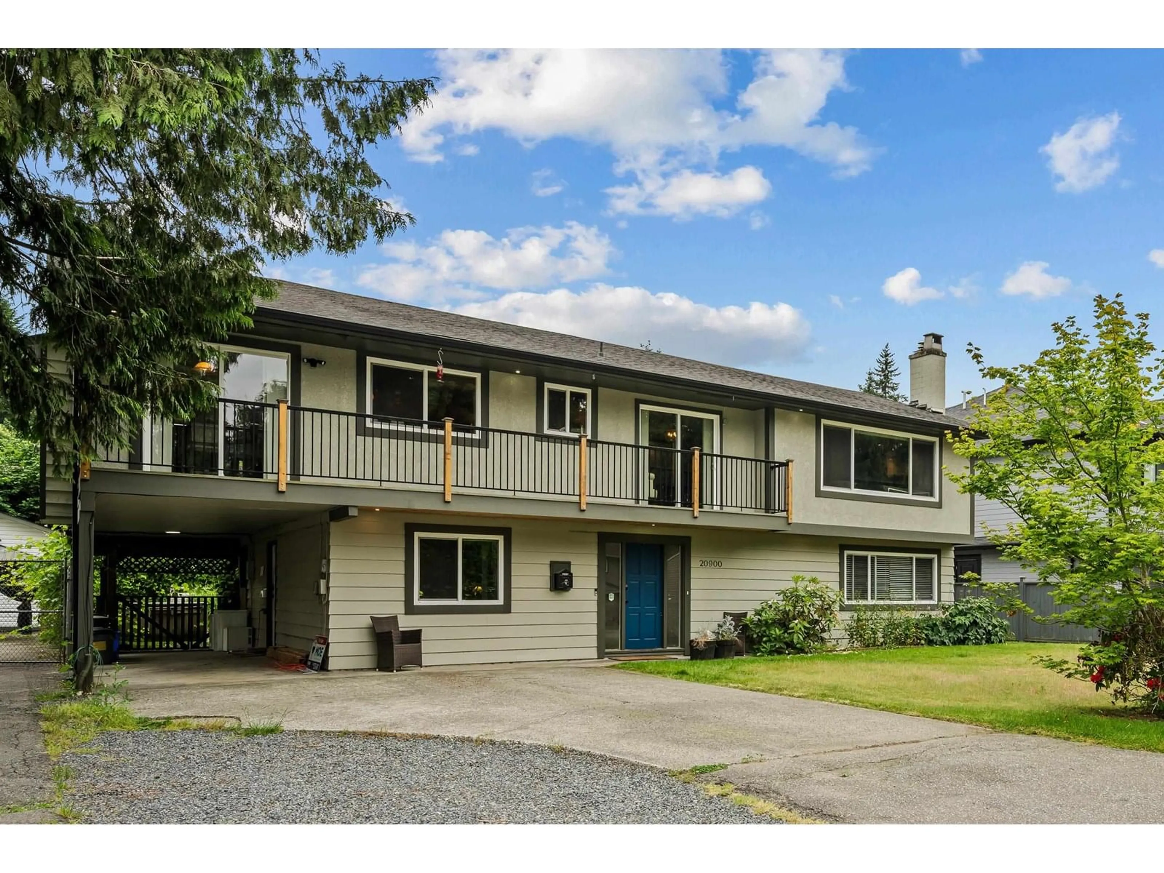 Home with vinyl exterior material, street for 20900 45A, Langley British Columbia V3A3G5