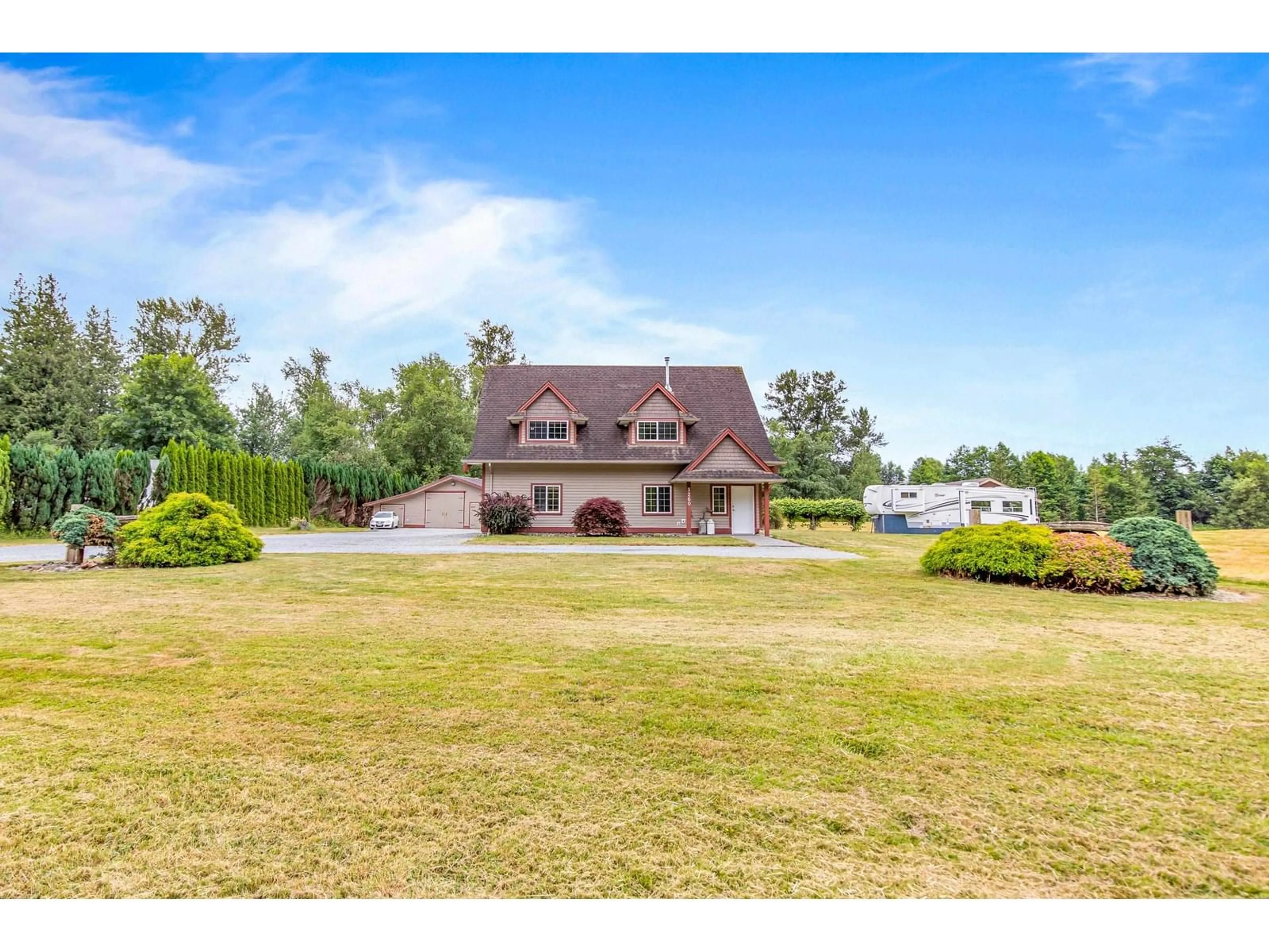 A pic from outside/outdoor area/front of a property/back of a property/a pic from drone, unknown for 5260 MCCALLUM ROAD, Agassiz British Columbia V0M1A3