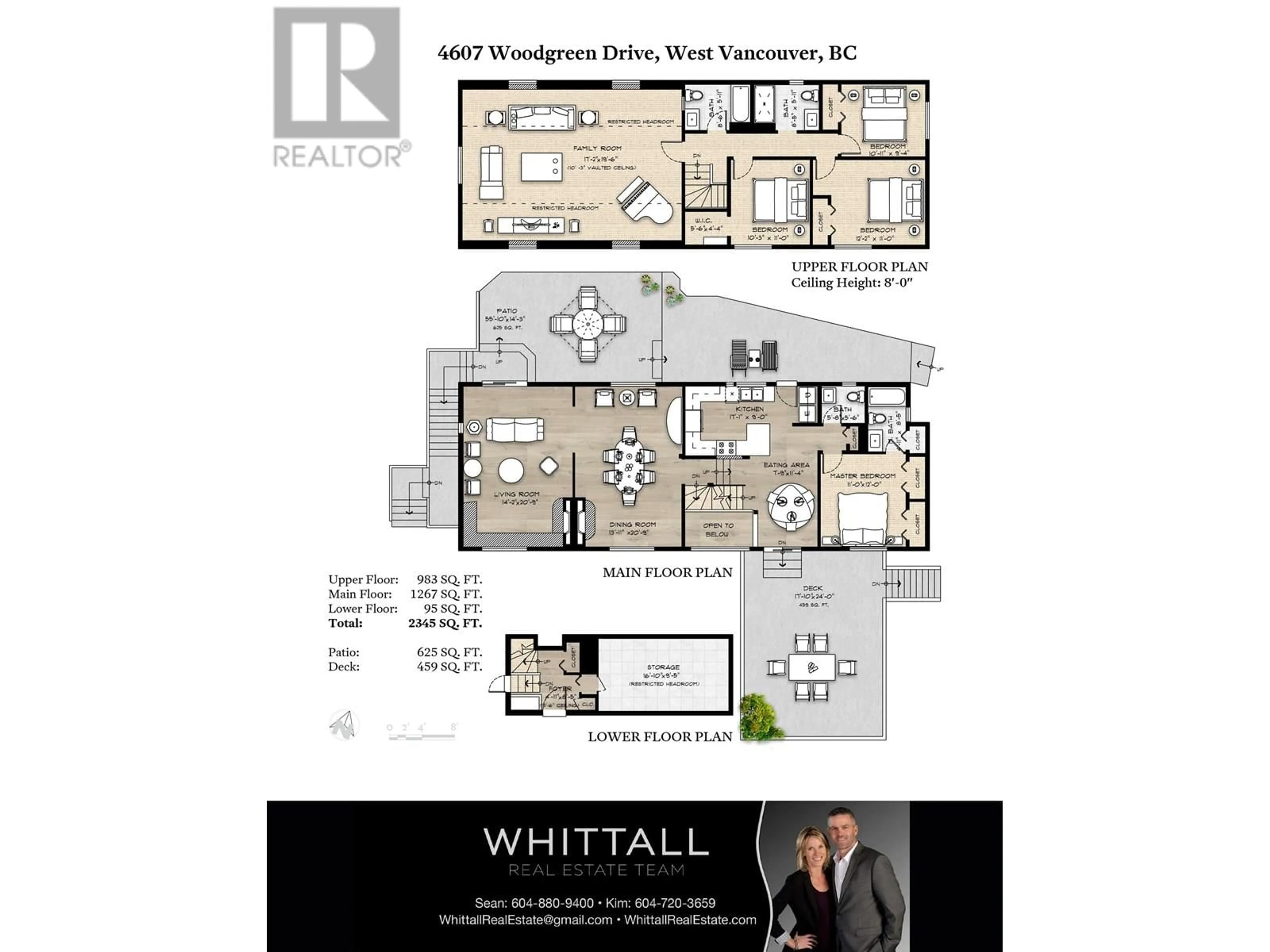 Floor plan for 4607 WOODGREEN DRIVE, West Vancouver British Columbia V7S2V4
