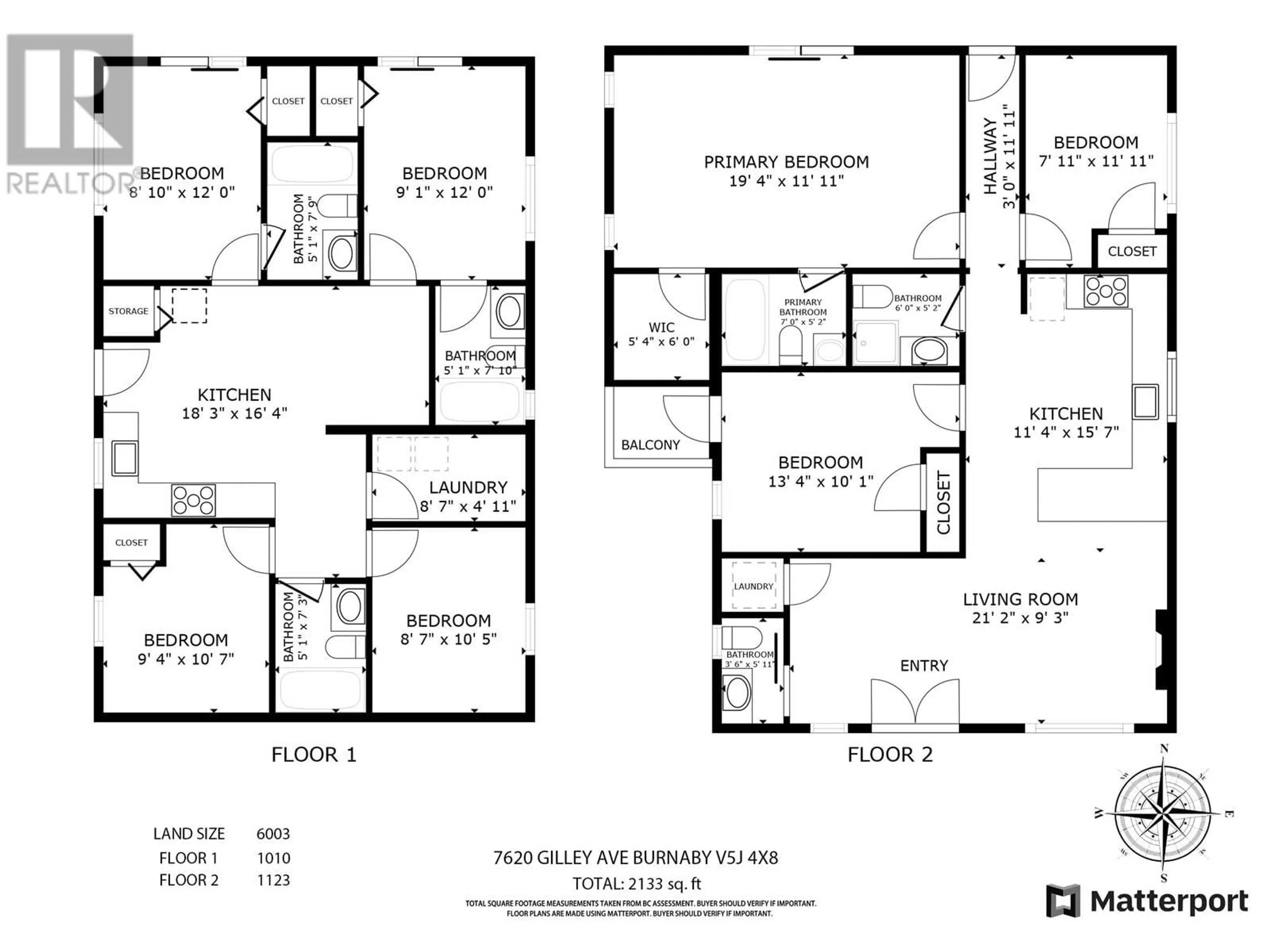 Floor plan for 7620 GILLEY AVENUE, Burnaby British Columbia V5J4X8