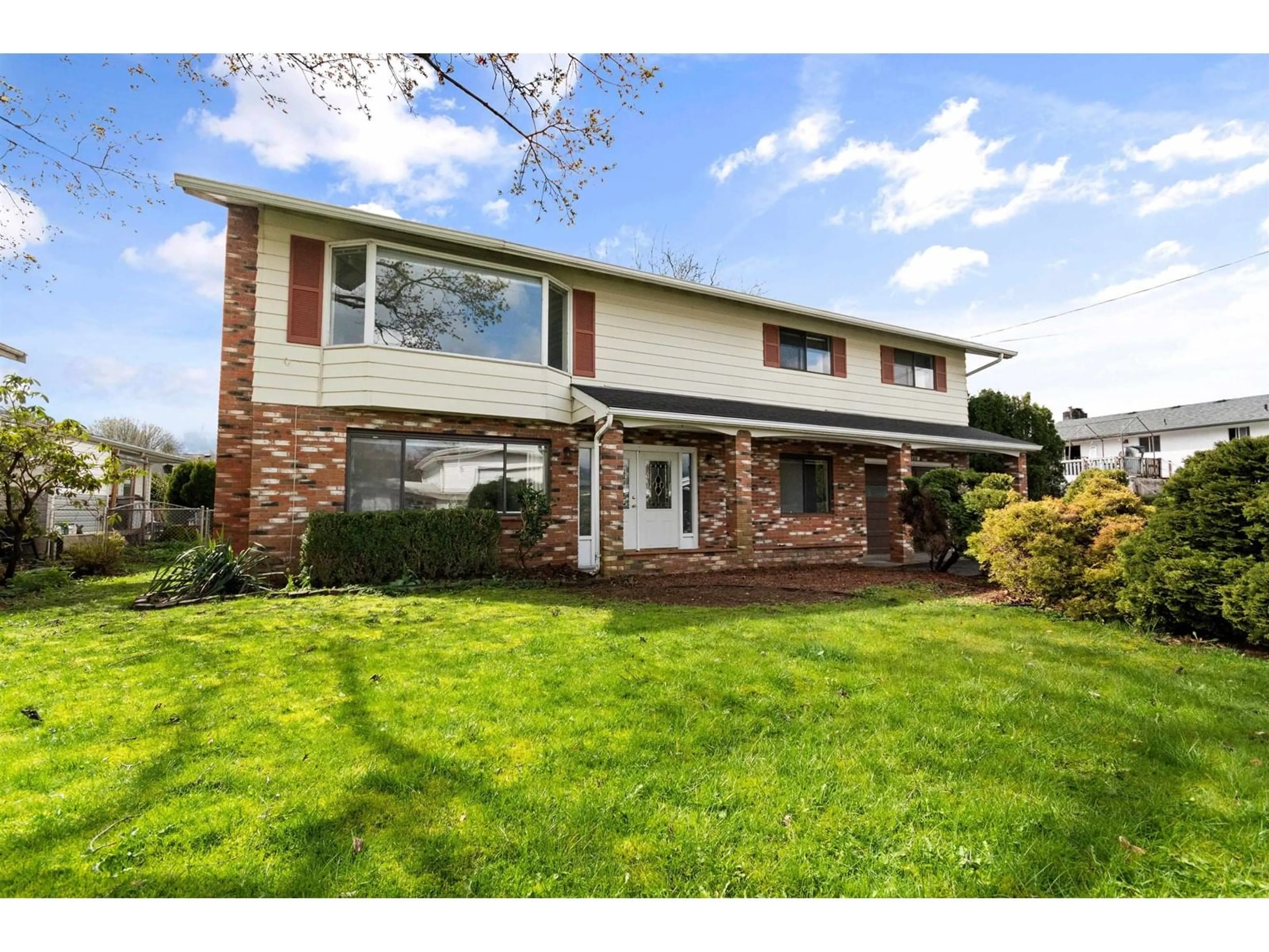 Home with brick exterior material, street for 7230 ELM ROAD, Agassiz British Columbia V0M1A2