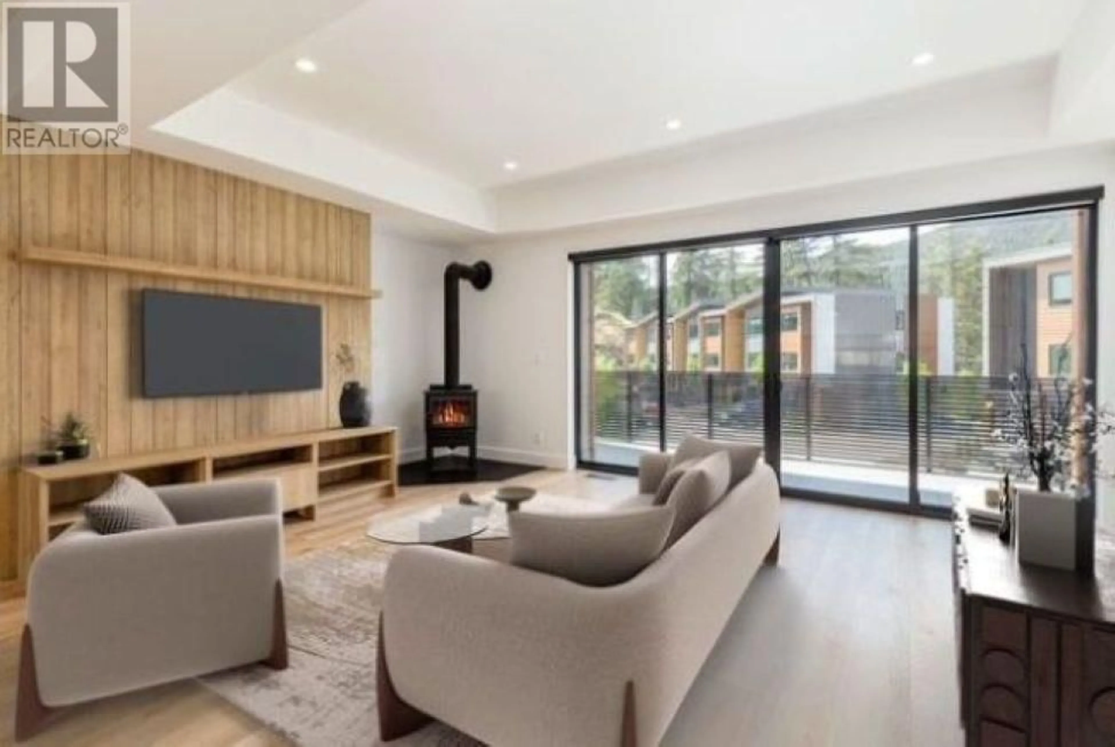 Living room with furniture, wood/laminate floor for 19 - 2077 GARIBALDI WAY, Whistler British Columbia V0N1B2