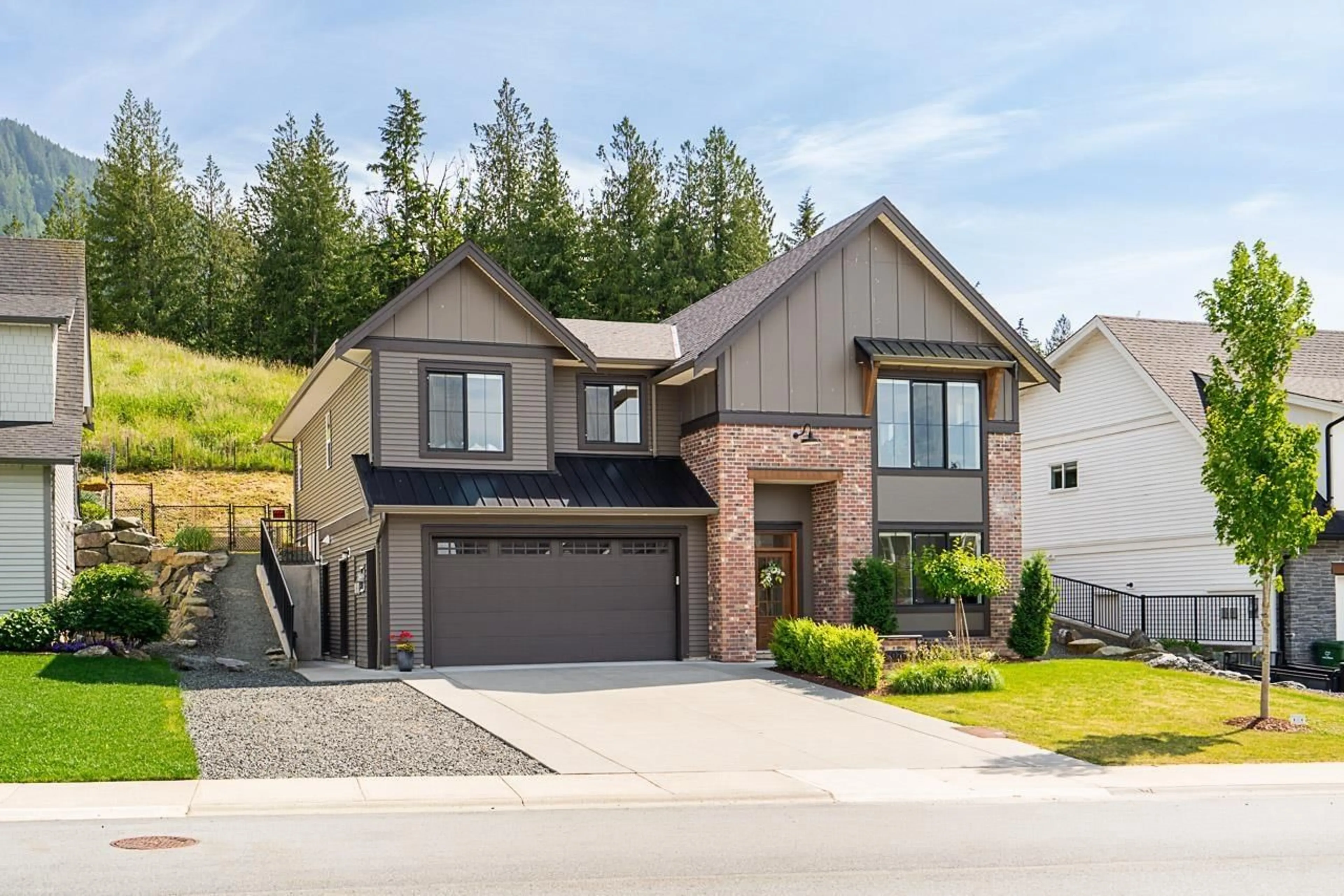Home with brick exterior material, street for 50202 KENSINGTON DRIVE, Chilliwack British Columbia V4Z1J5