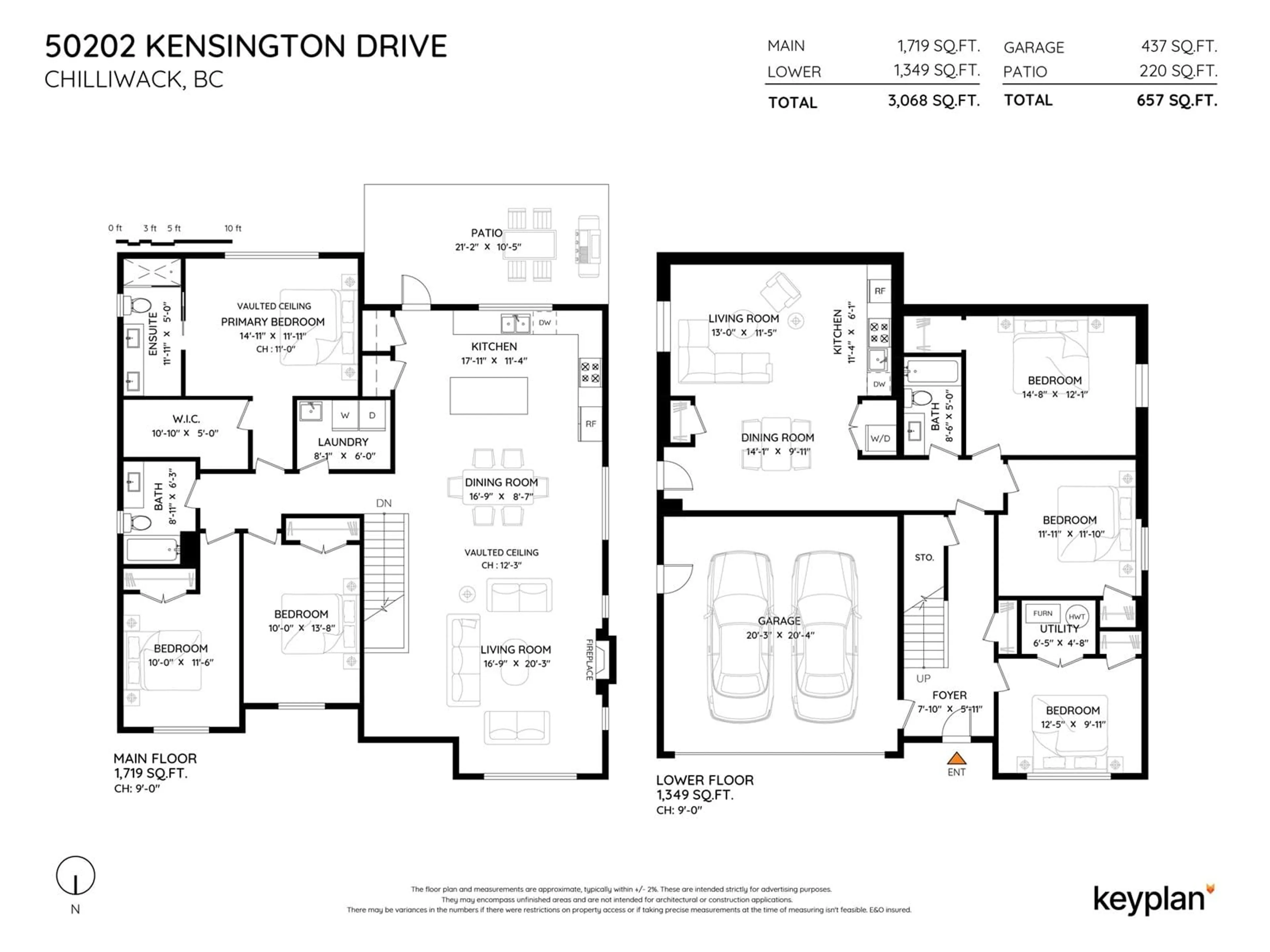 Floor plan for 50202 KENSINGTON DRIVE, Chilliwack British Columbia V4Z1J5